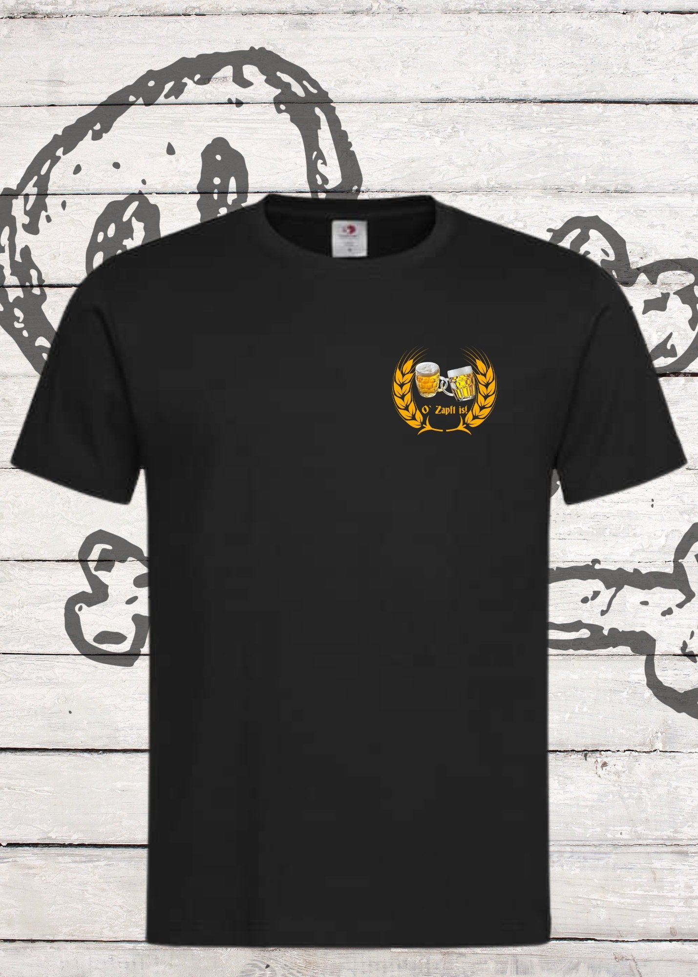 🍺 Herren T-Shirt Partnershirt 'Falls ich betrunken bin, bringt mich zu (Name)' - Personalisierbar - Wiesn Geschenk