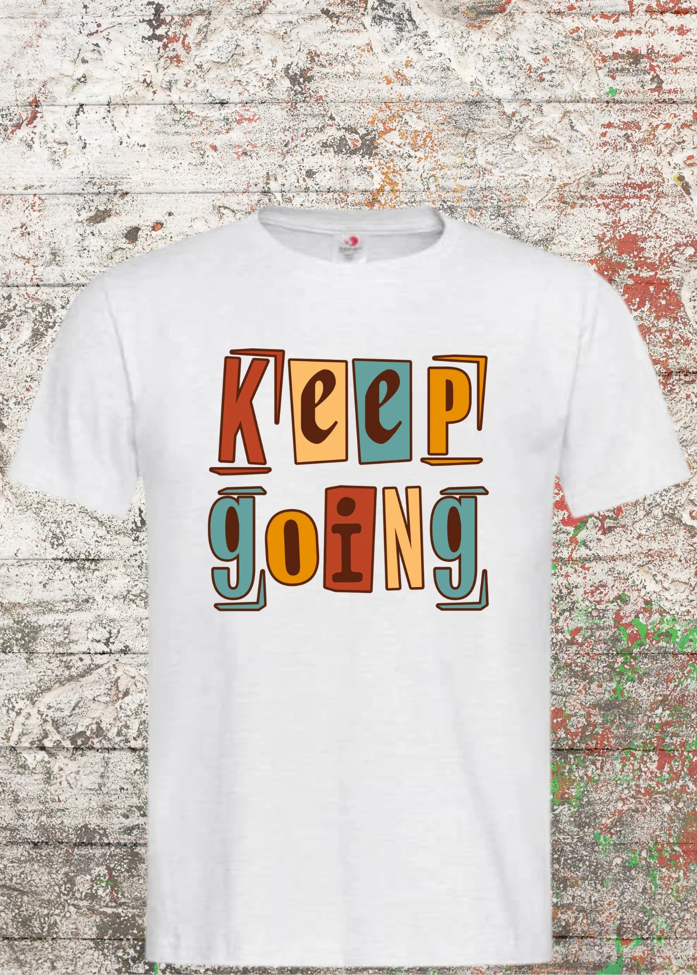 💪 Keep Going T-Shirt - Motivierendes Geschenk 🎁 Witziger Spruch für Freizeit ✨