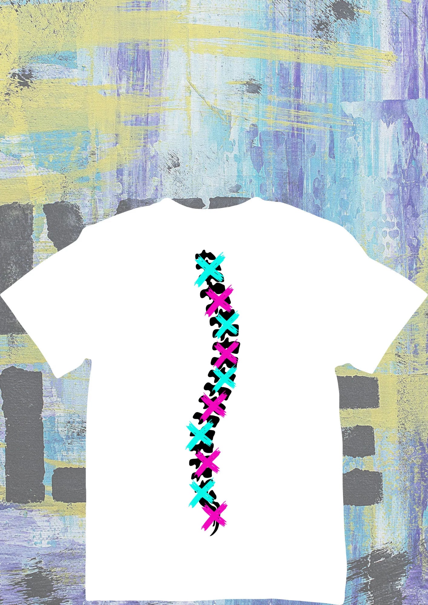 😊 Smile T-Shirt - Witziges Design mit Print Vorder- & Rückseite! 😄✨ Unisex Geschenkidee