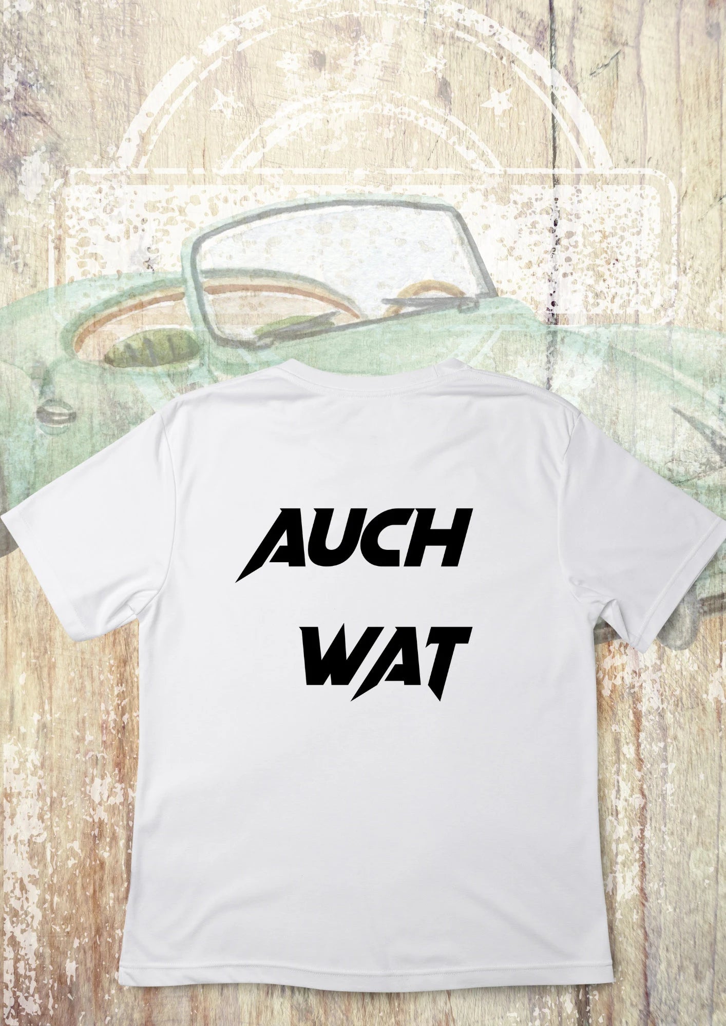 π Unisex T-Shirt 'Hinten Steht Auch Wat' π | Vorne & Hinten Bedruckt
