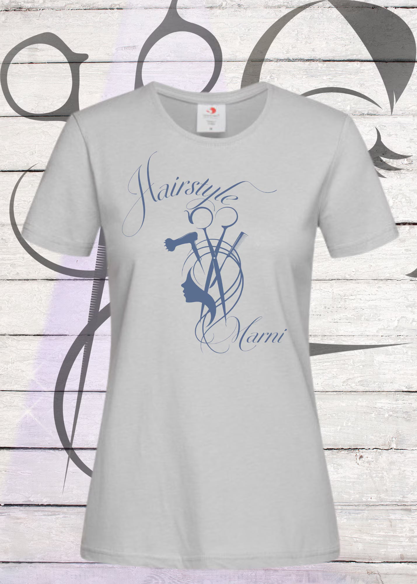 ✂️ Friseurinnen T-Shirt PERSONALISIERBAR mit Namen & Farbe | Salon Team Shirt 💇♀️