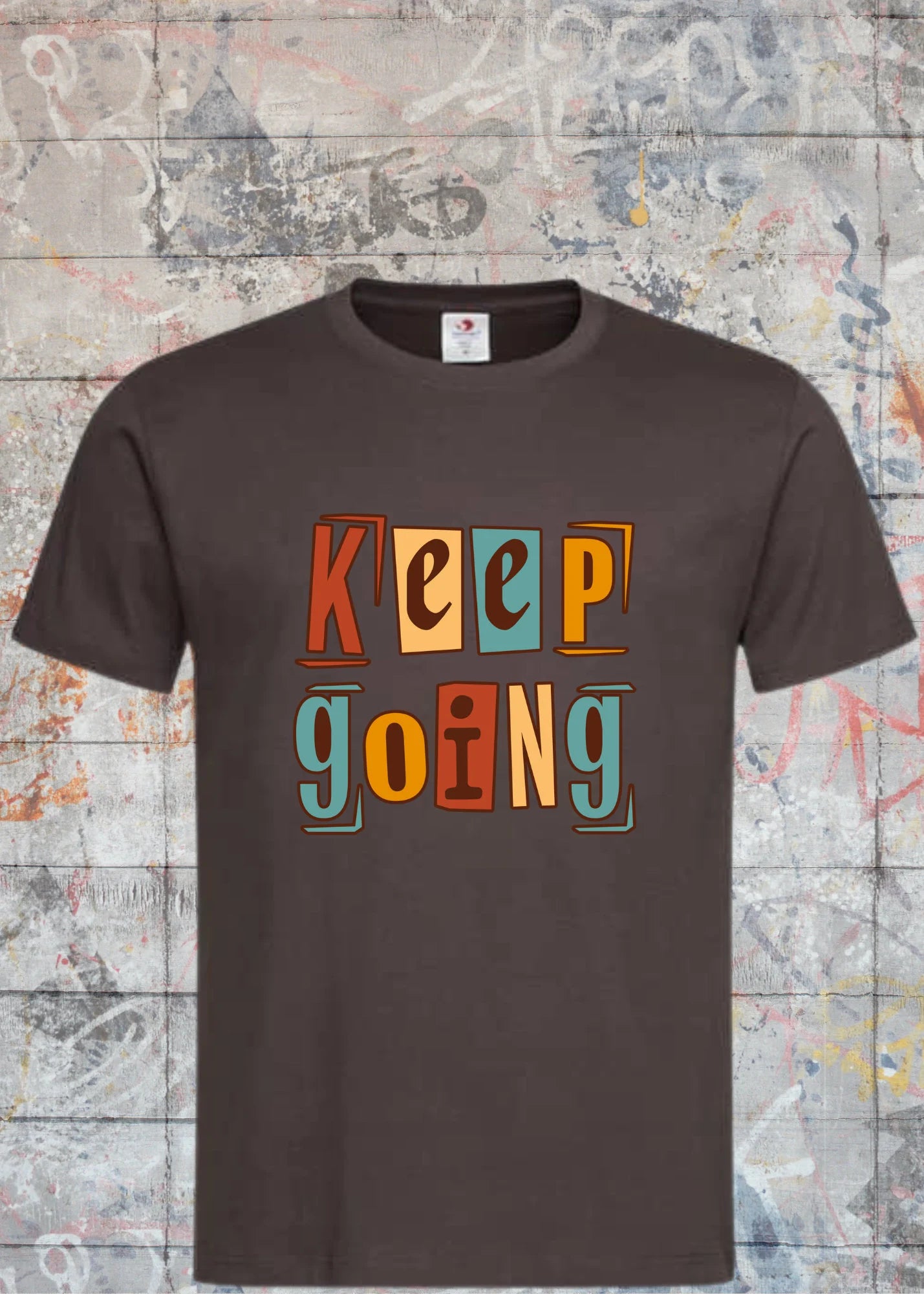 💪 Keep Going T-Shirt - Motivierendes Geschenk 🎁 Witziger Spruch für Freizeit ✨