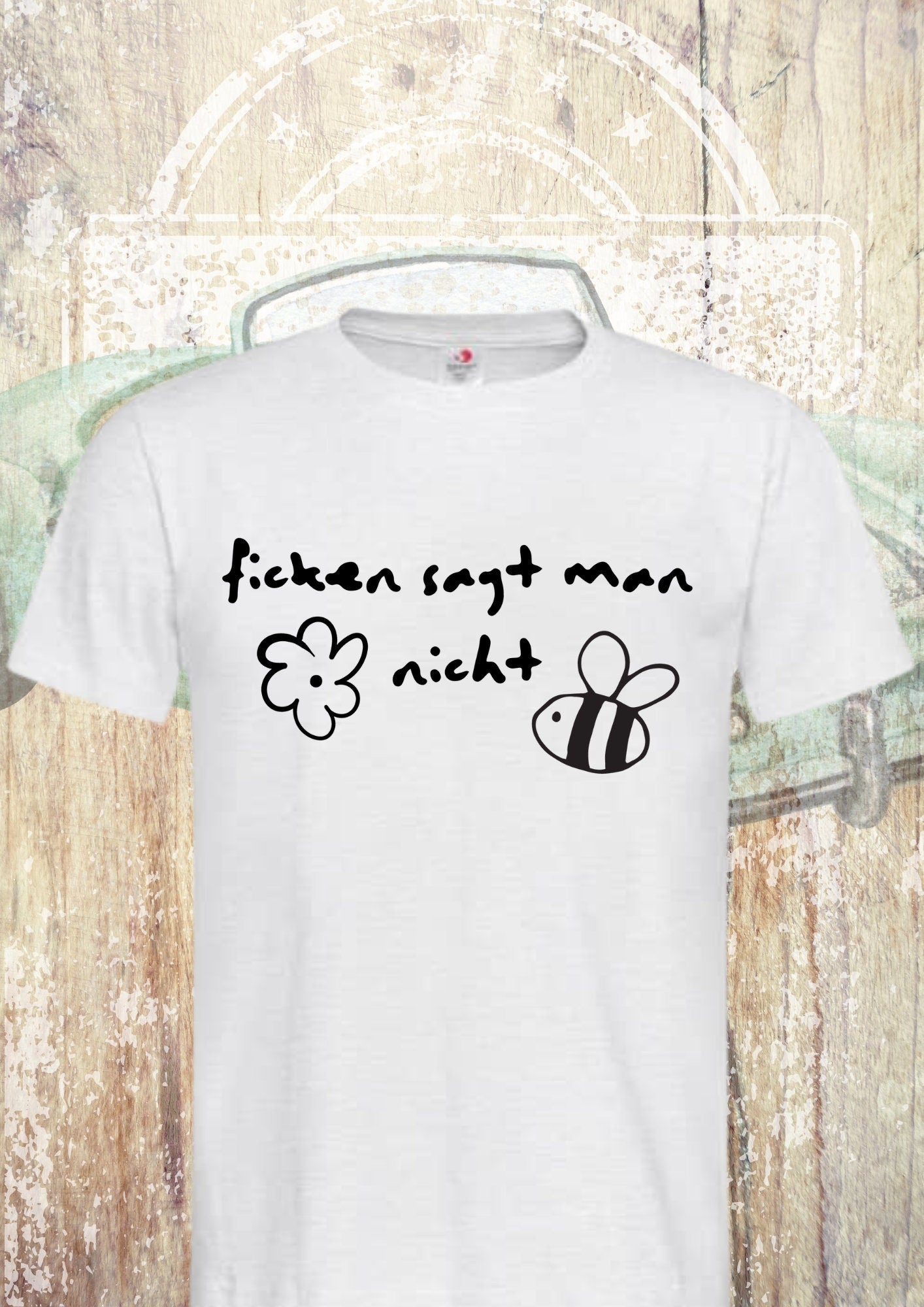 🤫 F*cken sagt man nicht - Unisex T-Shirt | Witziger Spruch für Erwachsene | Geschenkidee 😏