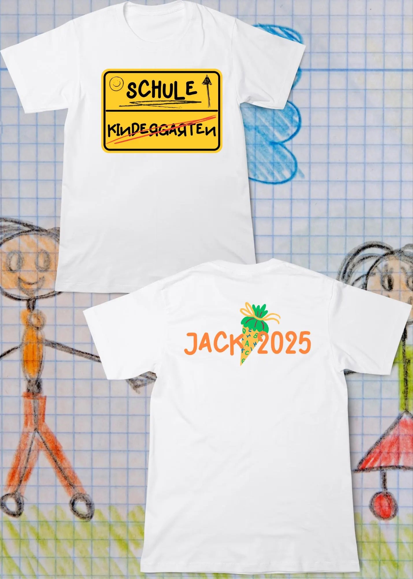 π Kindergarten vorbei, Schule kommt! - Personalisierbar mit Namen π