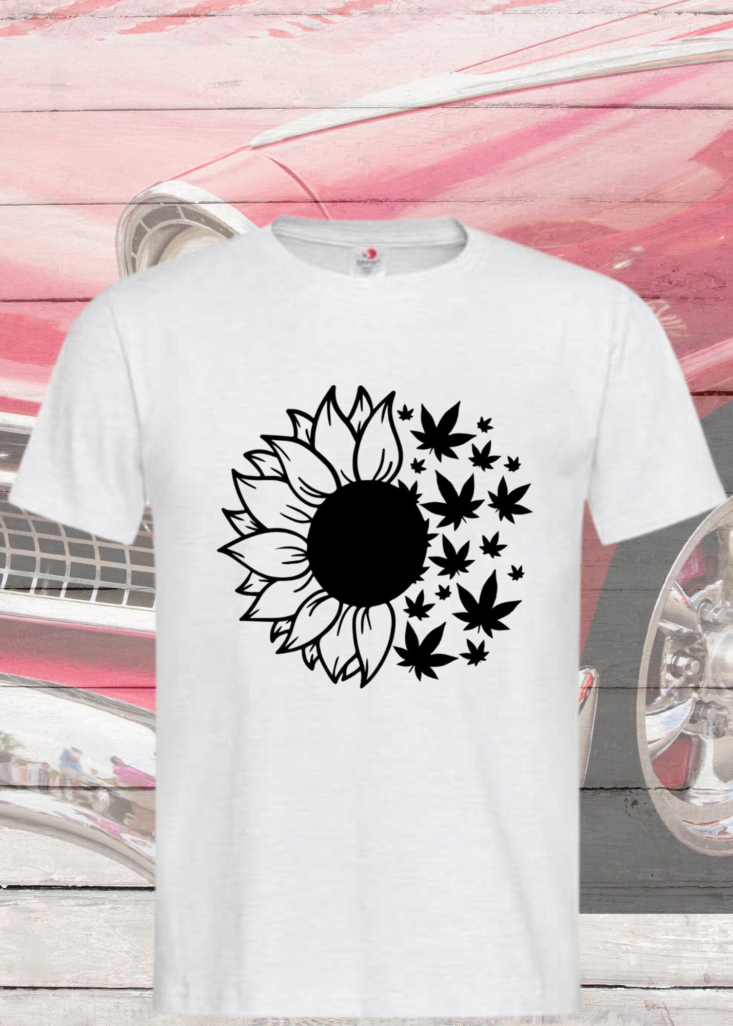 🌻 Sunflowers & Stuff 🌿 Marihuana Blätter T-Shirt - Witziges Unisex Geschenk 😄