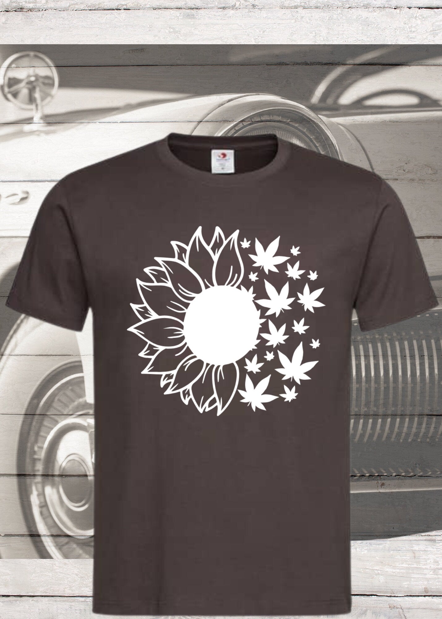 🌻 Sunflowers & Stuff 🌿 Marihuana Blätter T-Shirt - Witziges Unisex Geschenk 😄