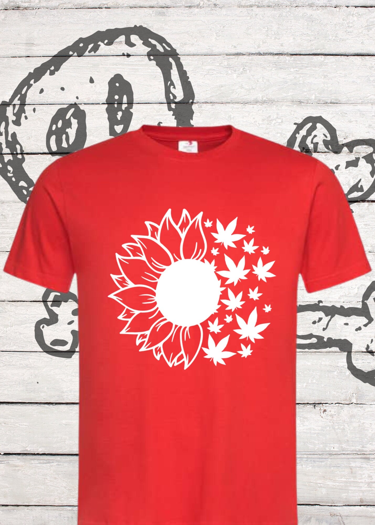 🌻 Sunflowers & Stuff 🌿 Marihuana Blätter T-Shirt - Witziges Unisex Geschenk 😄