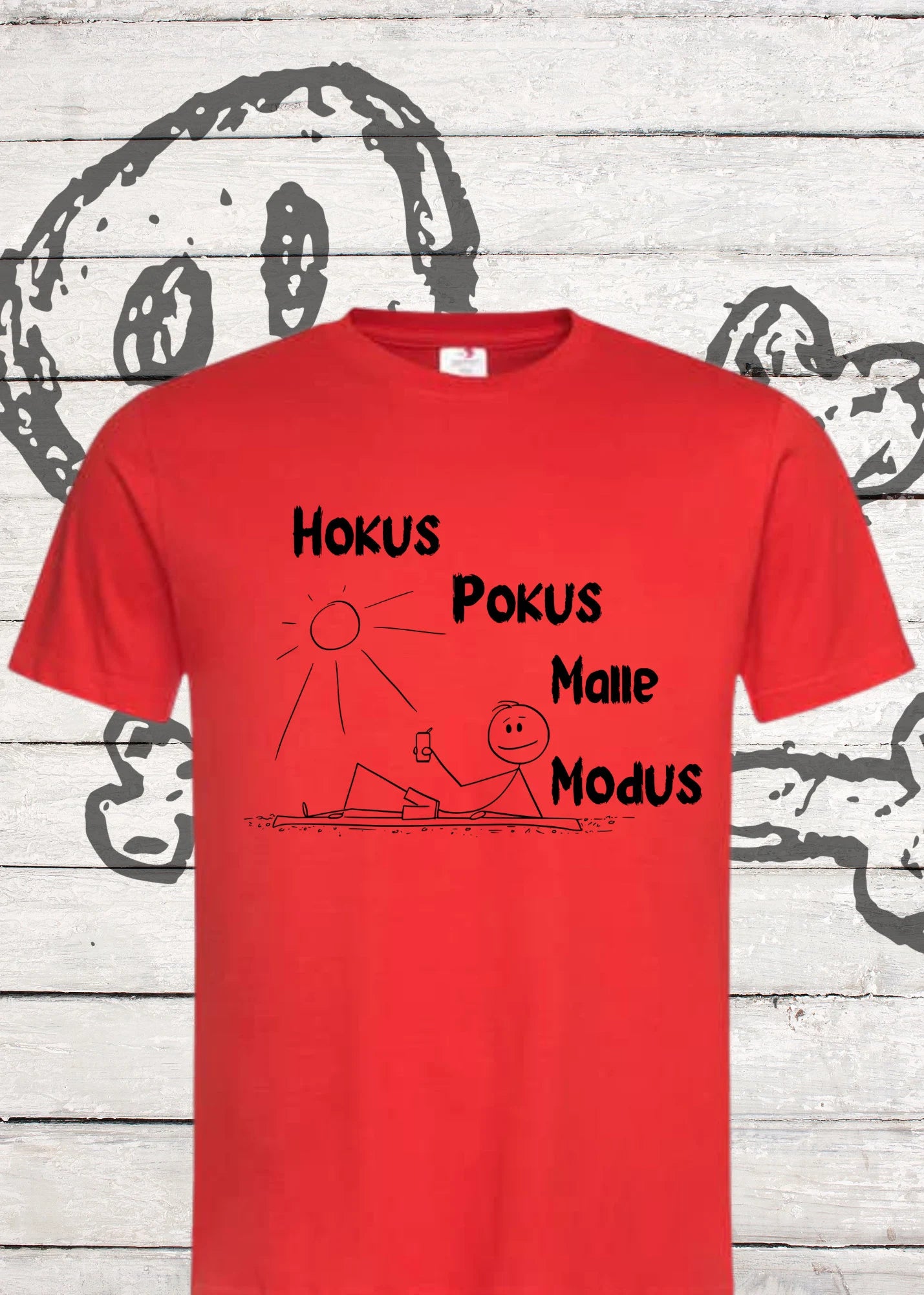 ๐ช T-Shirt Hokus Pokus Malle Modus Unisex - Mallorca Party Shirt ๐๏ธ