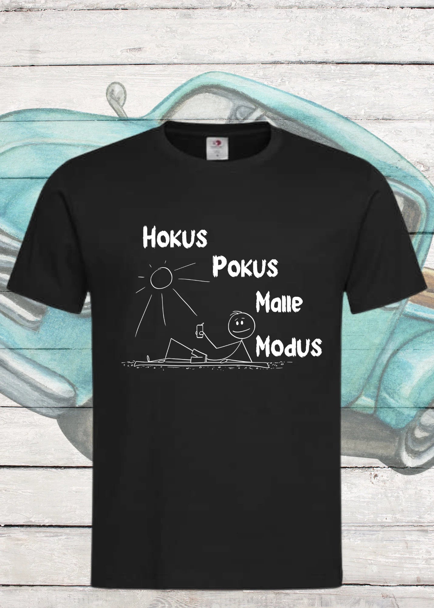๐ช T-Shirt Hokus Pokus Malle Modus Unisex - Mallorca Party Shirt ๐๏ธ