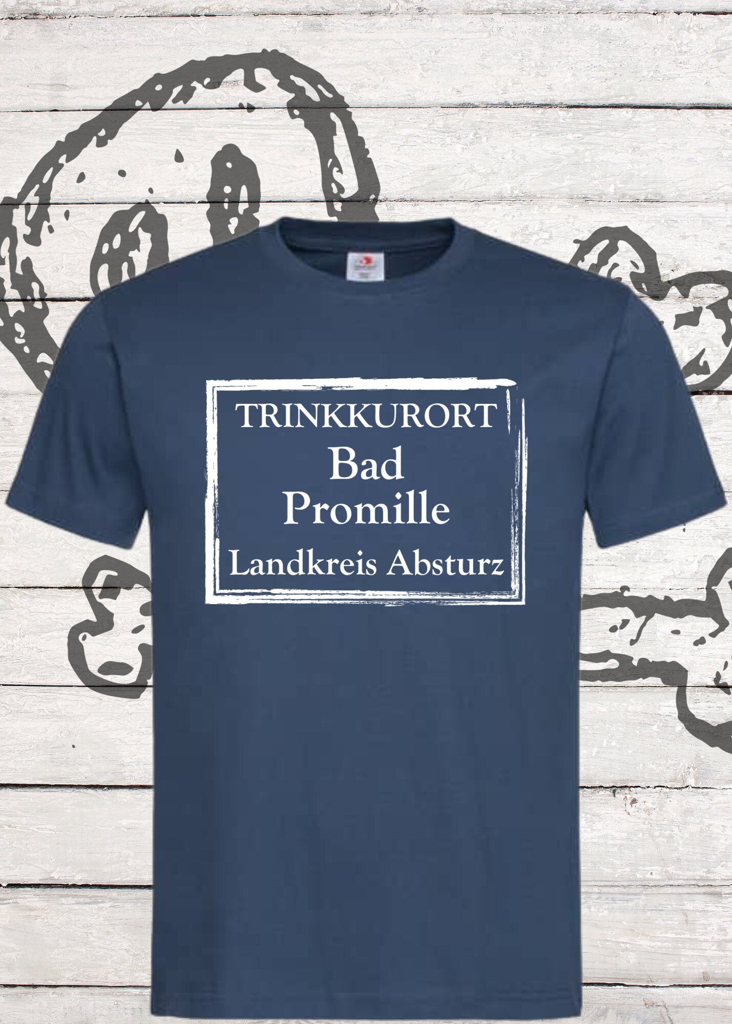 🍻 T-Shirt 'Trinkkurort Bad Promille Landkreis Absturz' - Party Humor Shirt Unisex🎉