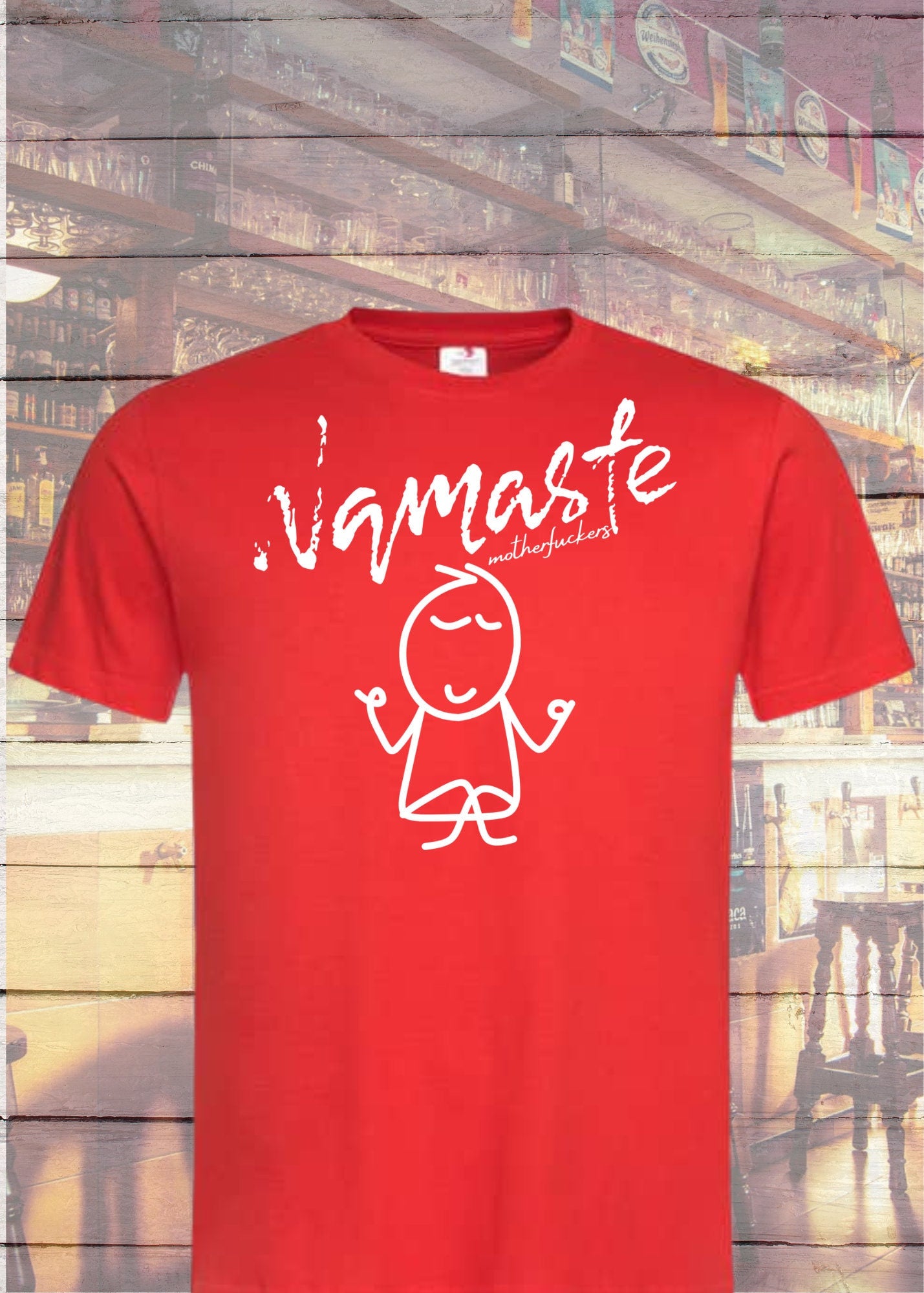 🧘♀️ Unisex T-Shirt Namaste - Yoga meets Attitude ✨
