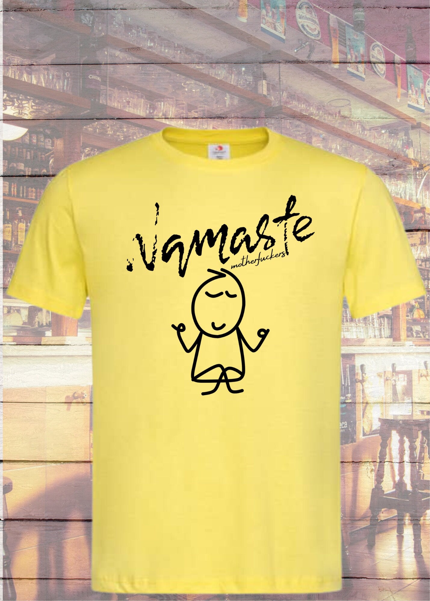 🧘♀️ Unisex T-Shirt Namaste - Yoga meets Attitude ✨