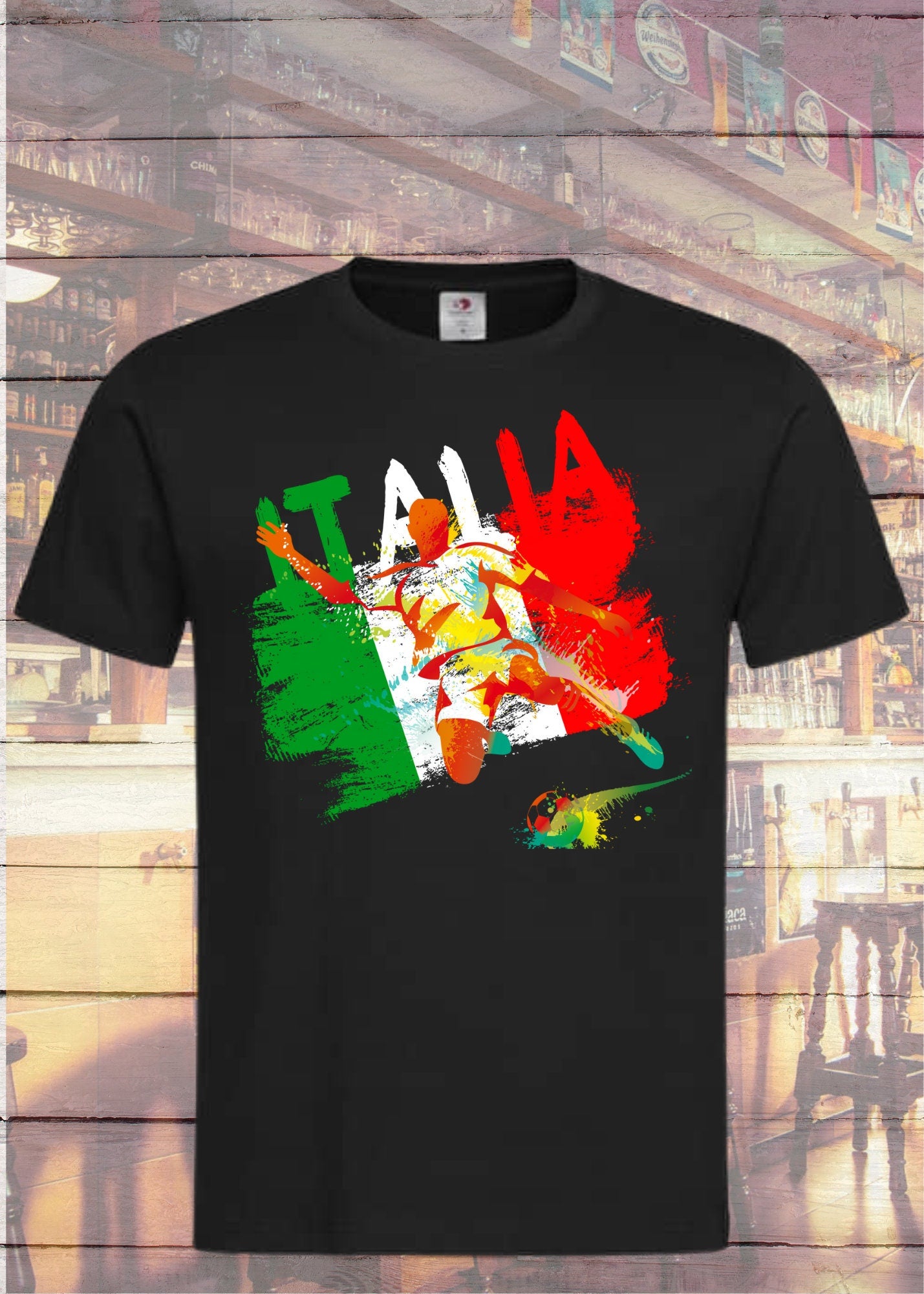 ⚽ Italien Fußball T-Shirt - Azzurri Fan Shirt für echte Tifosi 🇮🇹