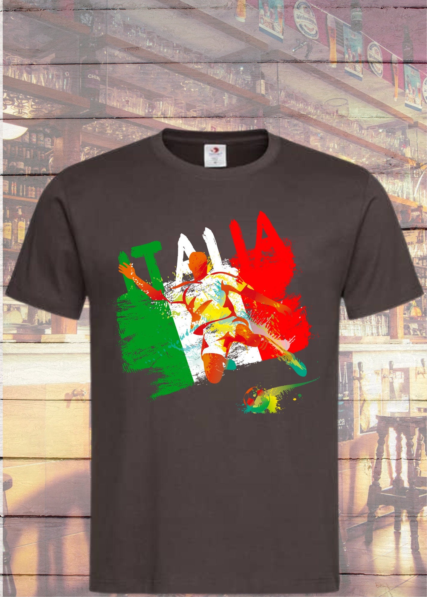 ⚽ Italien Fußball T-Shirt - Azzurri Fan Shirt für echte Tifosi 🇮🇹