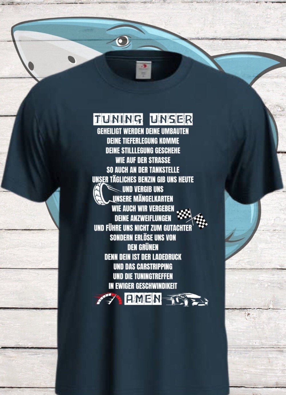 🏎️ Tuning T-Shirt für echte Auto-Fans - Witziges Spruch-Shirt | Geschenkidee Tuning-Freunde 🔧