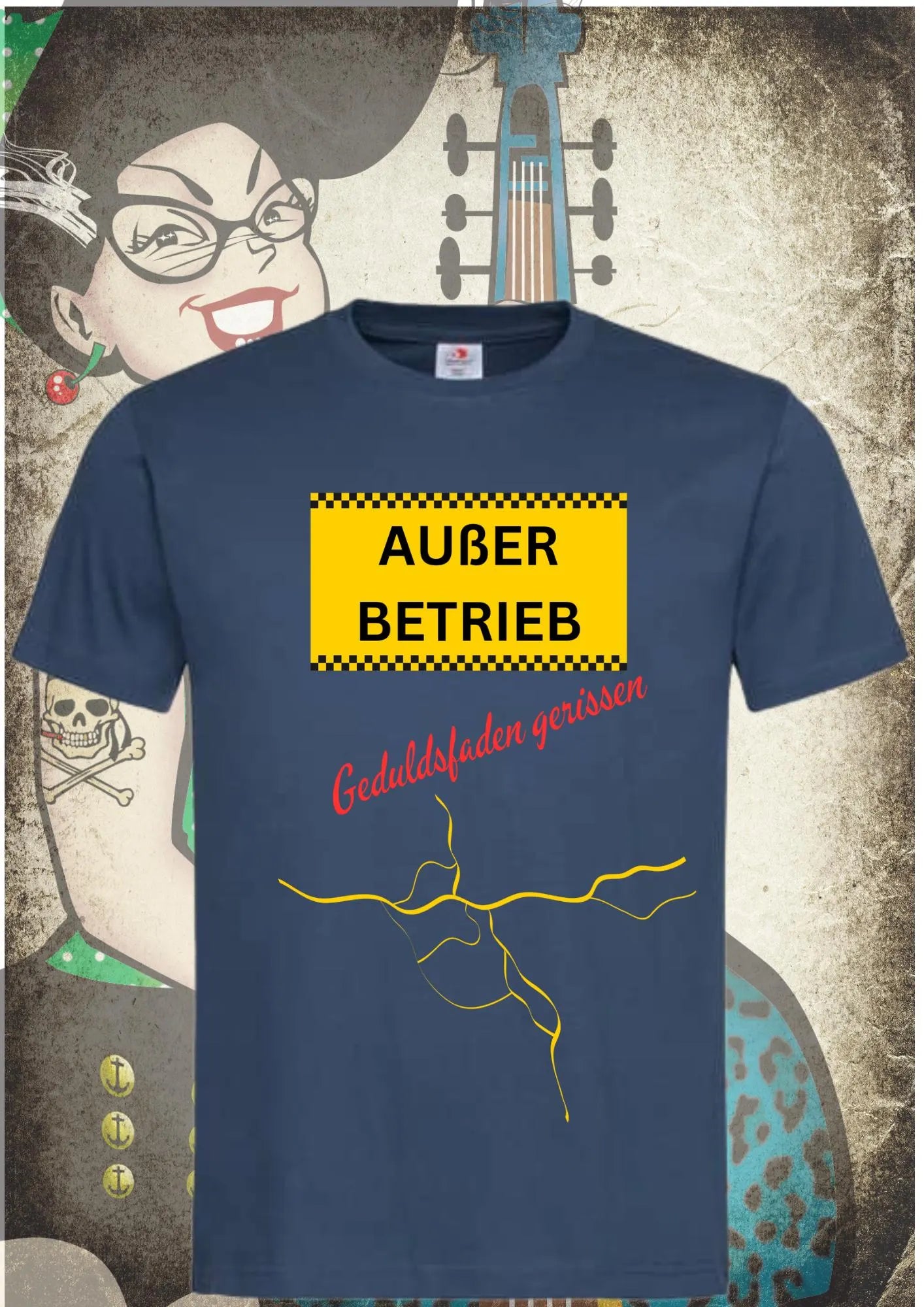 ⚠️ T-Shirt 'Außer Betrieb' 🔧 - Witziges Spruch-Shirt für Ruhesuchende 😴