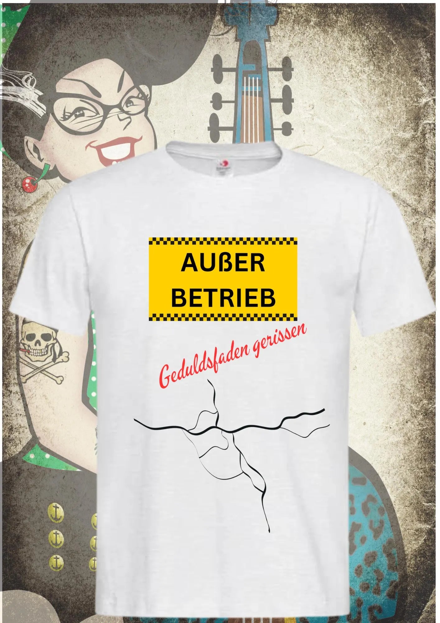 ⚠️ T-Shirt 'Außer Betrieb' 🔧 - Witziges Spruch-Shirt für Ruhesuchende 😴