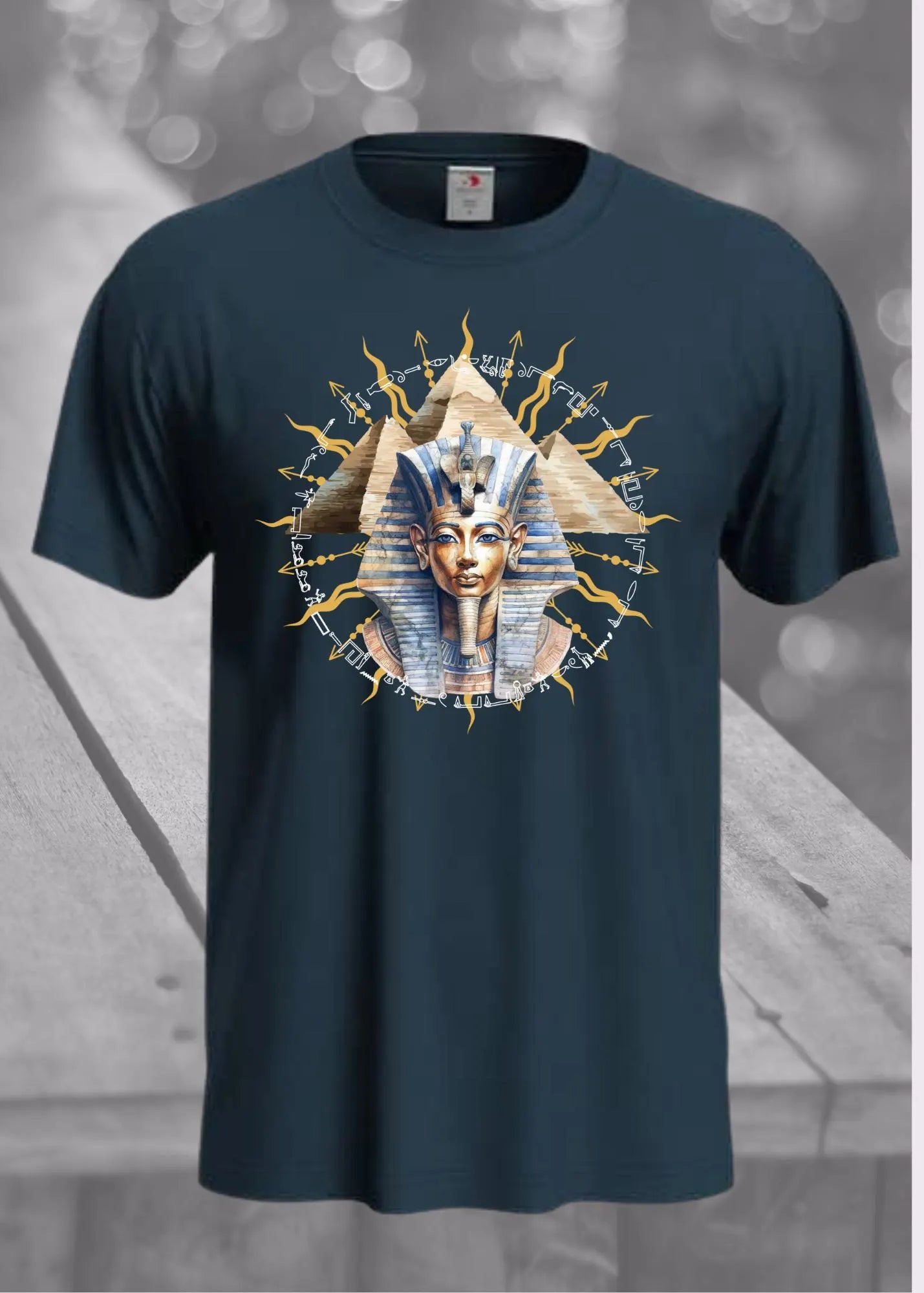 👑 Pharao Tutanchamun T-Shirt - Ägyptische Hieroglyphen 🏺 Geschenk für Ägypten-Fans ✨