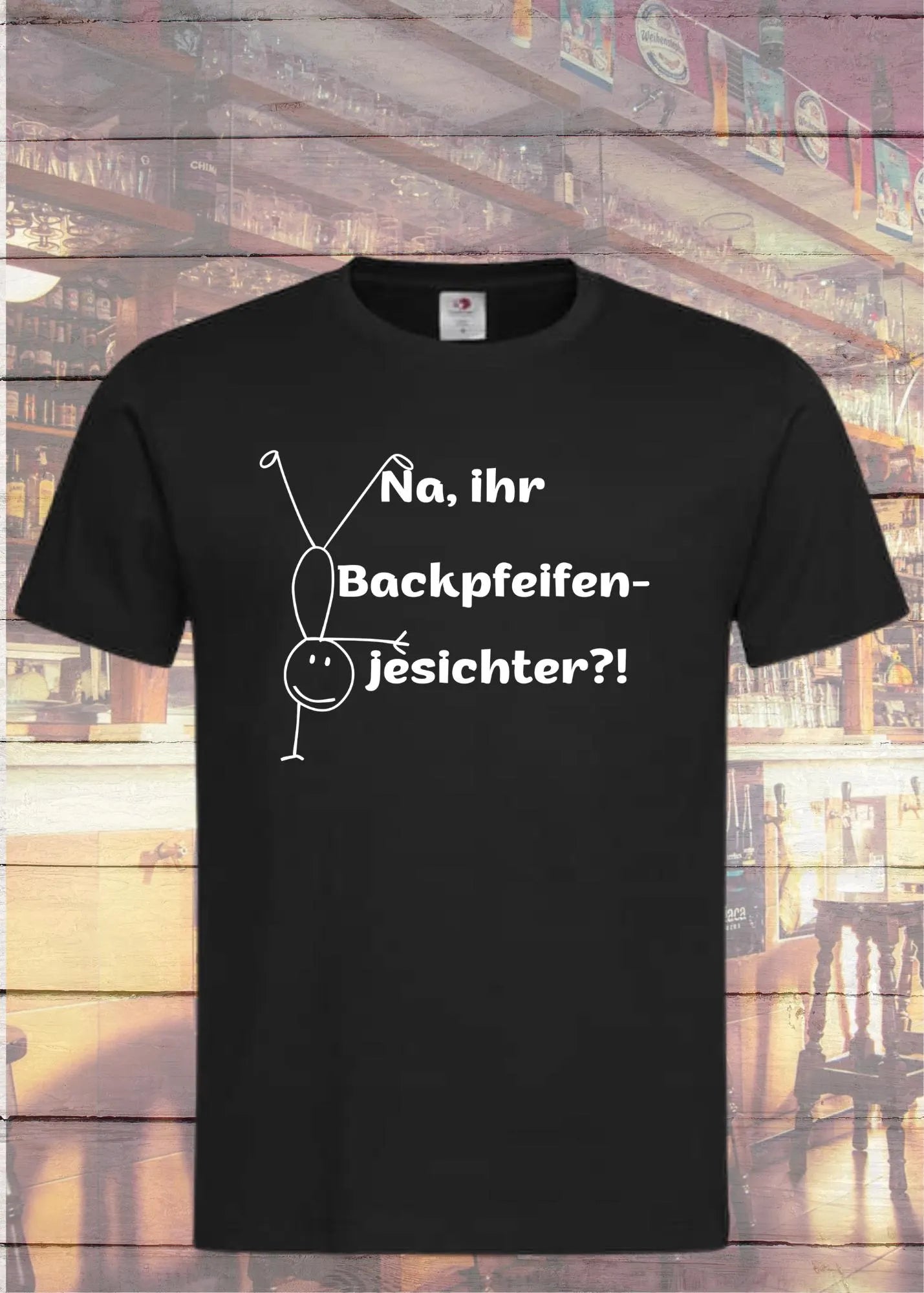😤 Unisex T-Shirt 'Na Ihr Backpfeifen Jesichter' - Freches Statement Shirt 😏