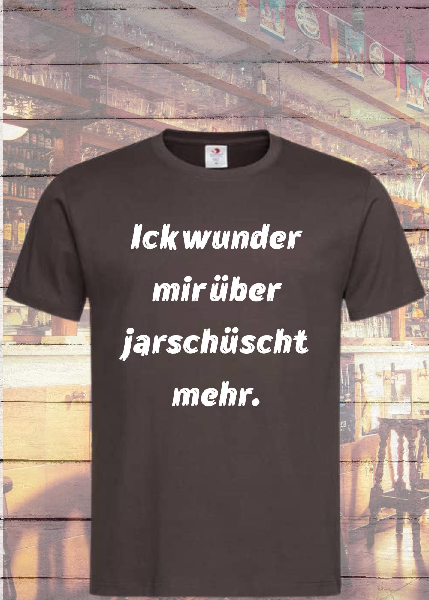 😵💫 Ick wunder mich über jarnüscht mehr T-Shirt 🤷♂️ Lustige Sprüche Geschenkidee 🎁 Freizeit Unisex viele Farben 👕