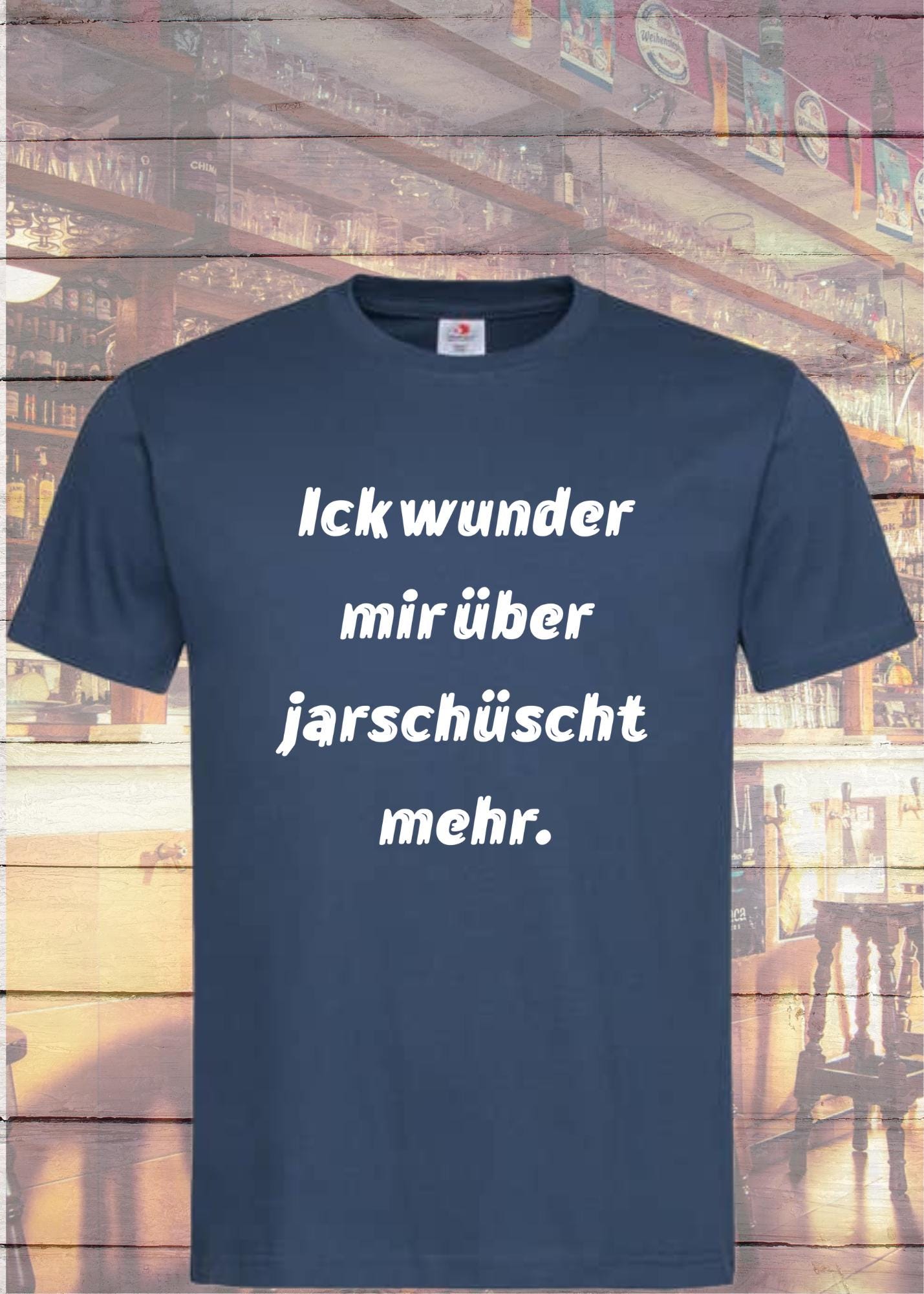 😵💫 Ick wunder mich über jarnüscht mehr T-Shirt 🤷♂️ Lustige Sprüche Geschenkidee 🎁 Freizeit Unisex viele Farben 👕