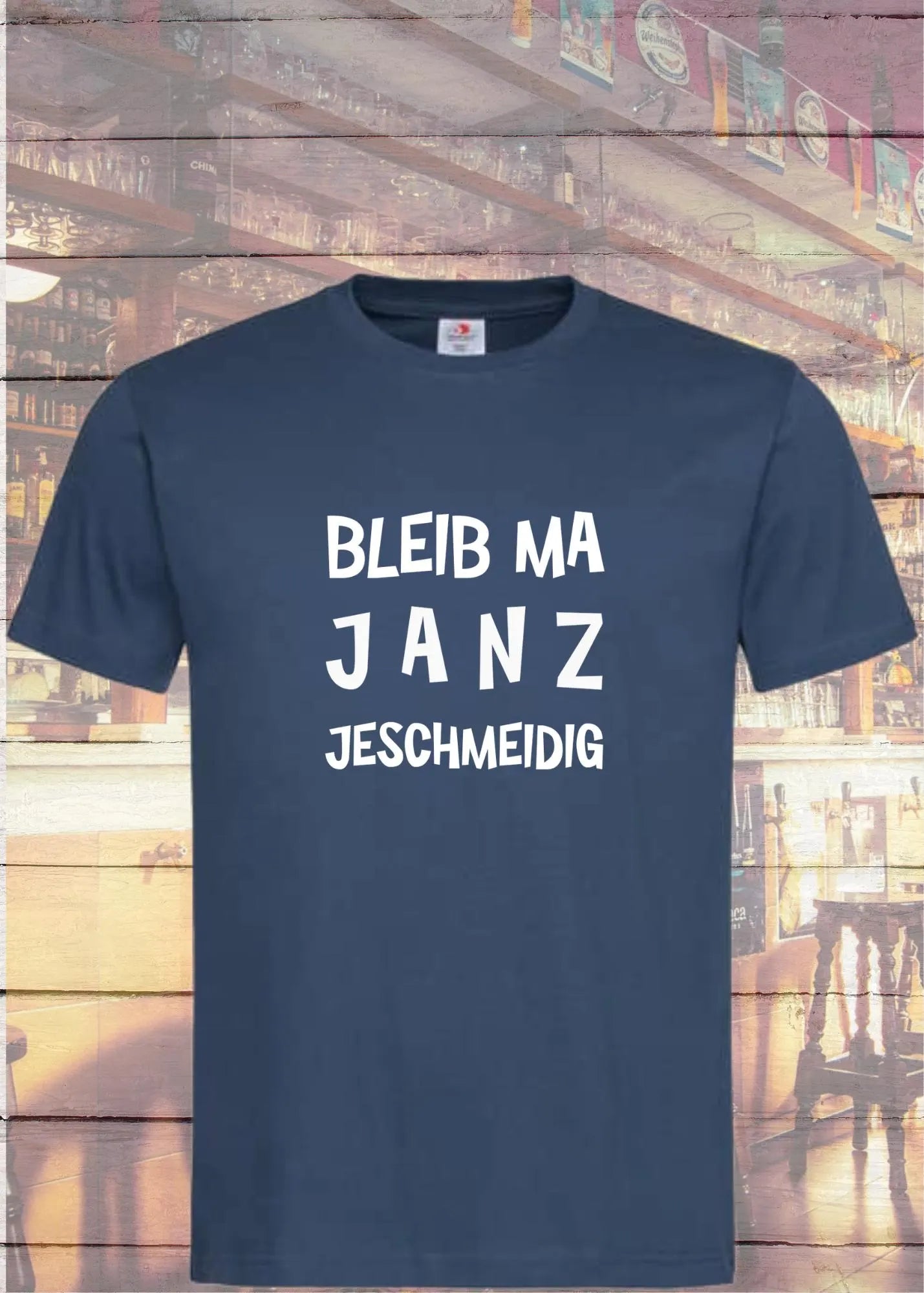 😎 Unisex T-Shirt 'Bleib Ma Janz Jeschmeidig' - Kölner Humor Shirt 🍻