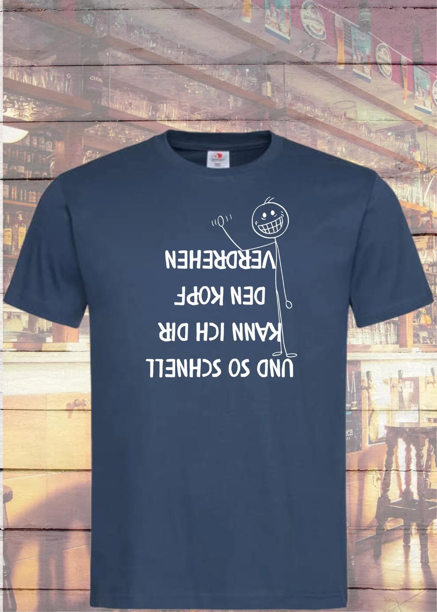 π Unisex T-Shirt 'Und so schnell kann ich dir den Kopf verdrehen' - Charmanter Flirt-Humor π«
