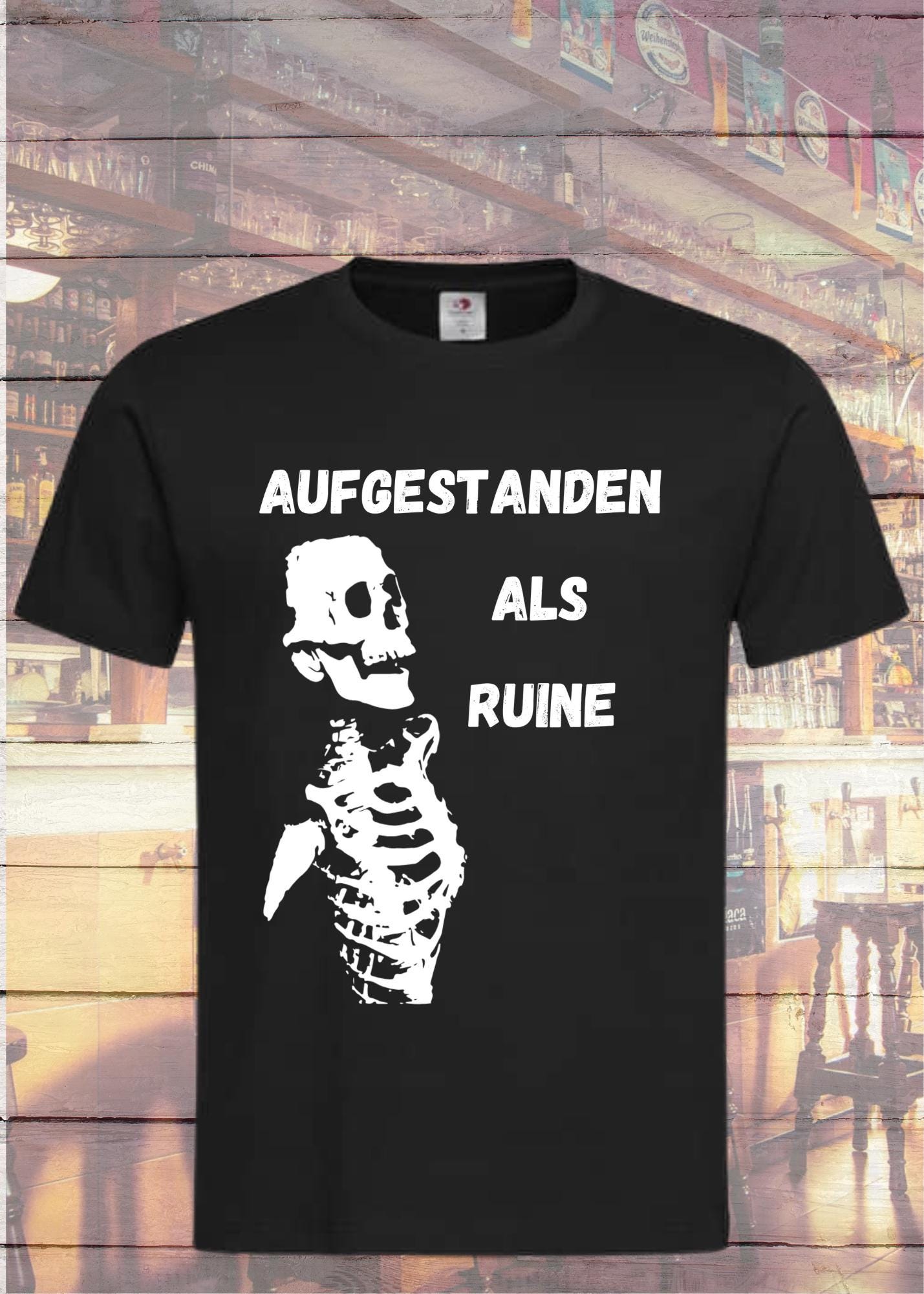 π Aufgestanden als Ruine T-Shirt π΄ Skelett Geschenkidee Unisex π