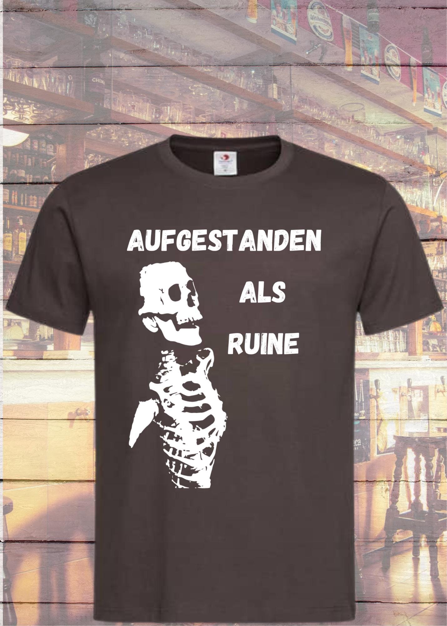 π Aufgestanden als Ruine T-Shirt π΄ Skelett Geschenkidee Unisex π
