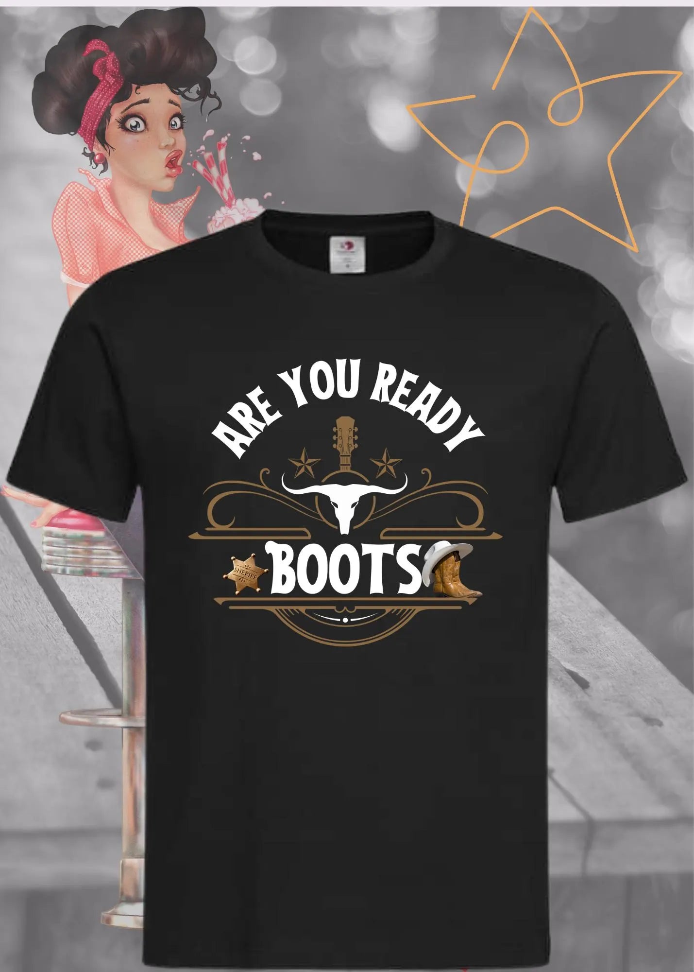 🤠 Are You Ready Boots? - Western T-Shirt Cowboy Cowgirl Langhorn 🐎