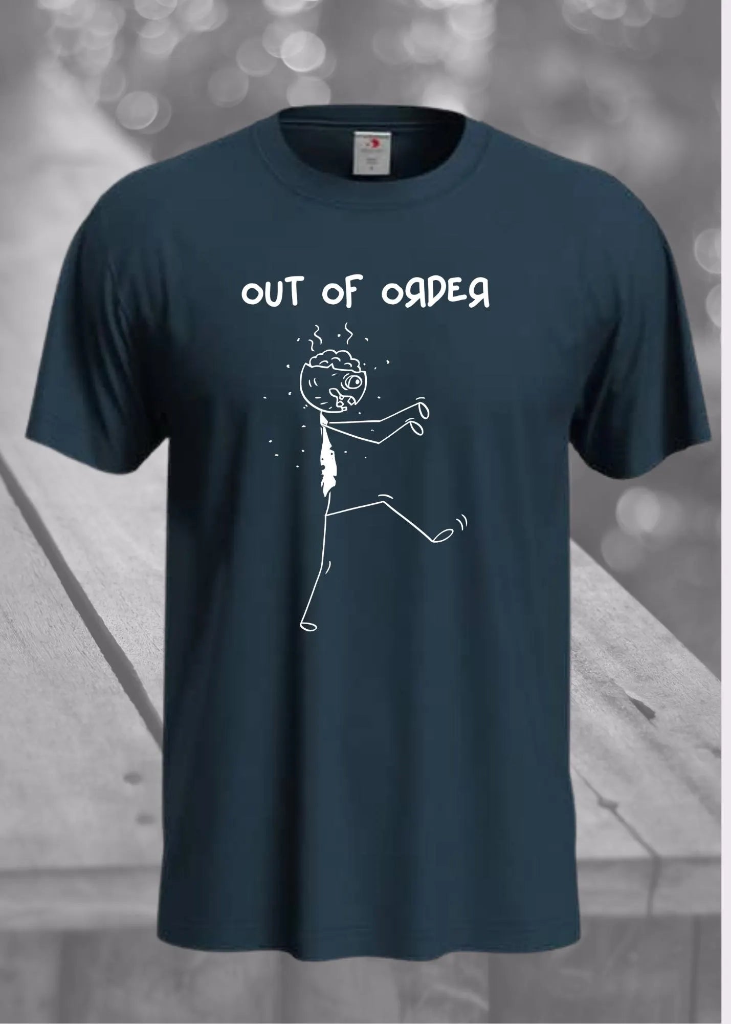 ⚠️ Out Of Order Unisex T-Shirt - Lustiger Defekt-Humor 🔧