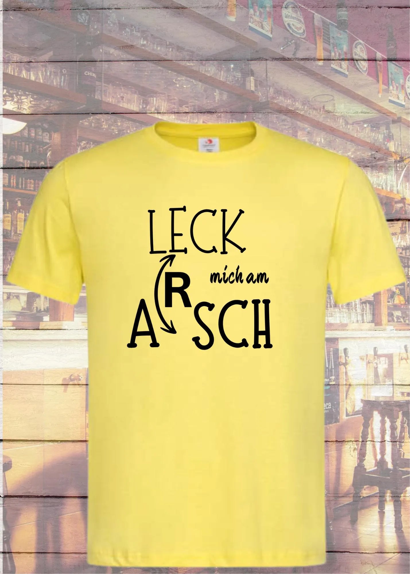 😤 Unisex T-Shirt 'Leck Mich Am Arsch' - Direktes Statement für Rebellen 🖕