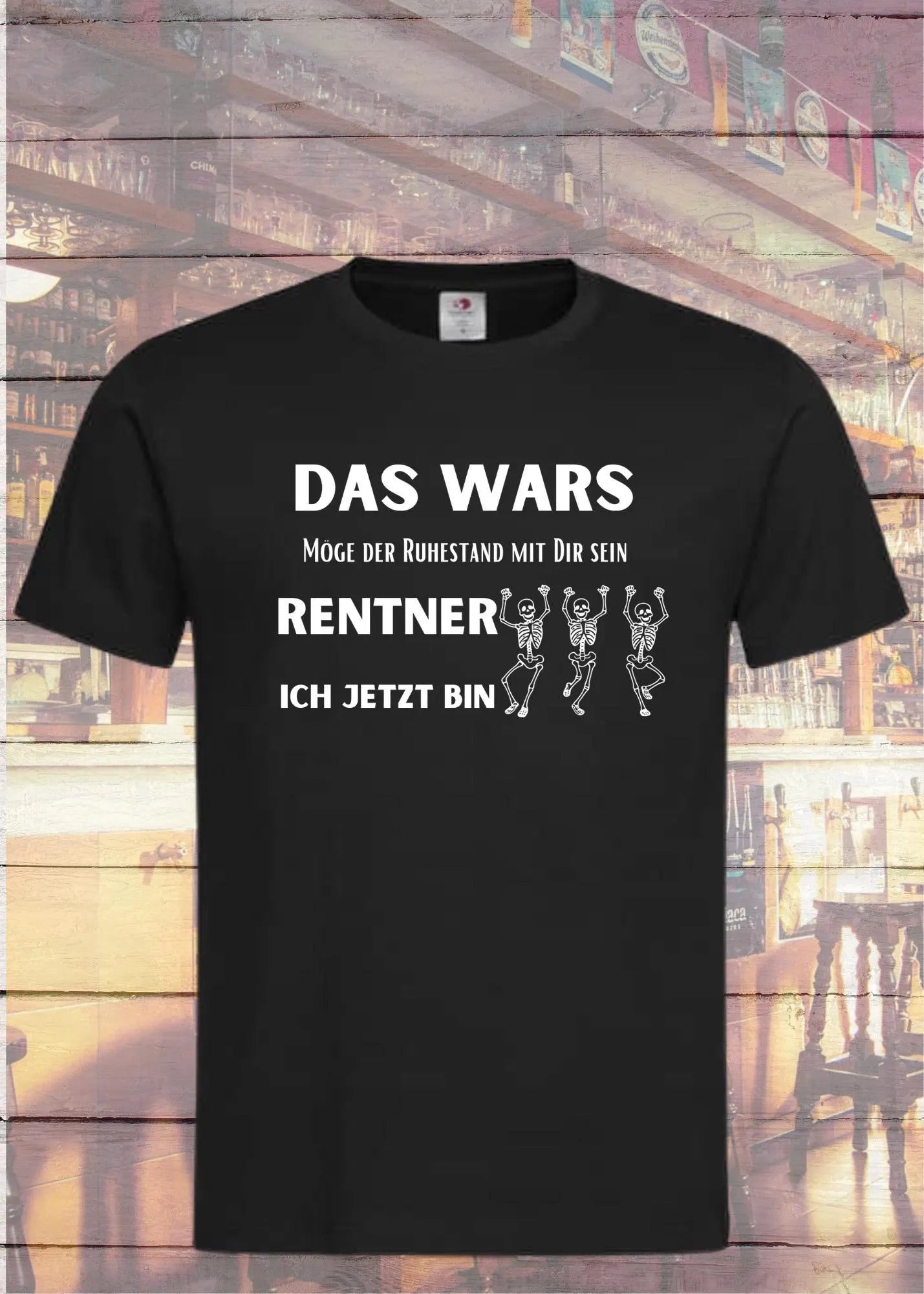 🏖️ Unisex T-Shirt 'Das Wars, Rentner Ich Jetzt Bin' - Renten Shirt ⚡