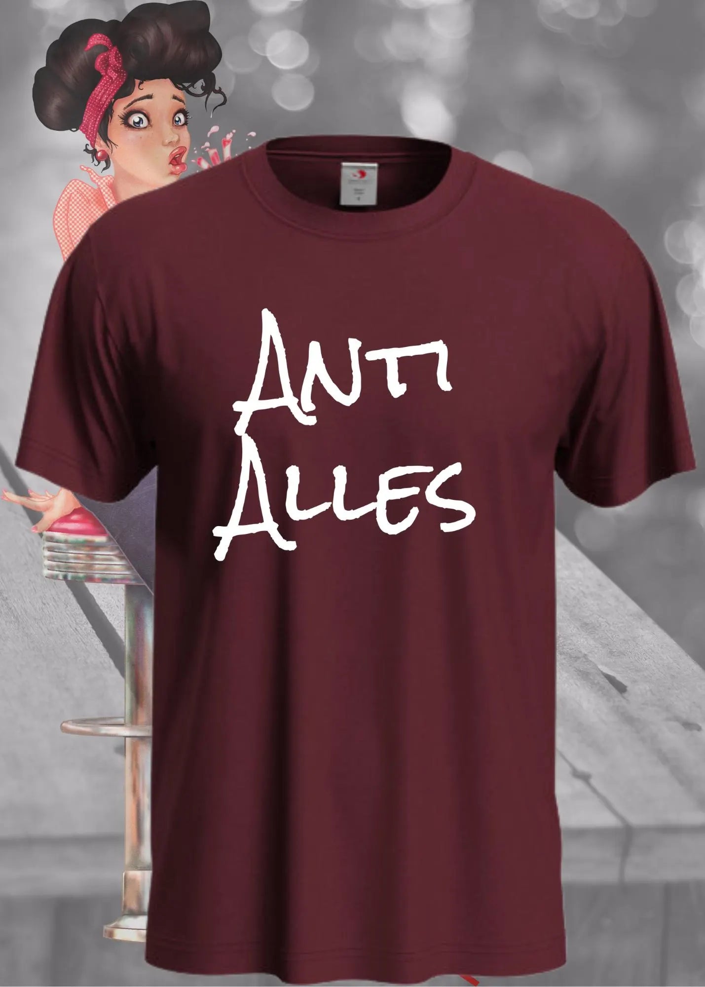 🚫 Unisex T-Shirt 'Anti Alles' - Rebellisches Statement für Querdenker 😤