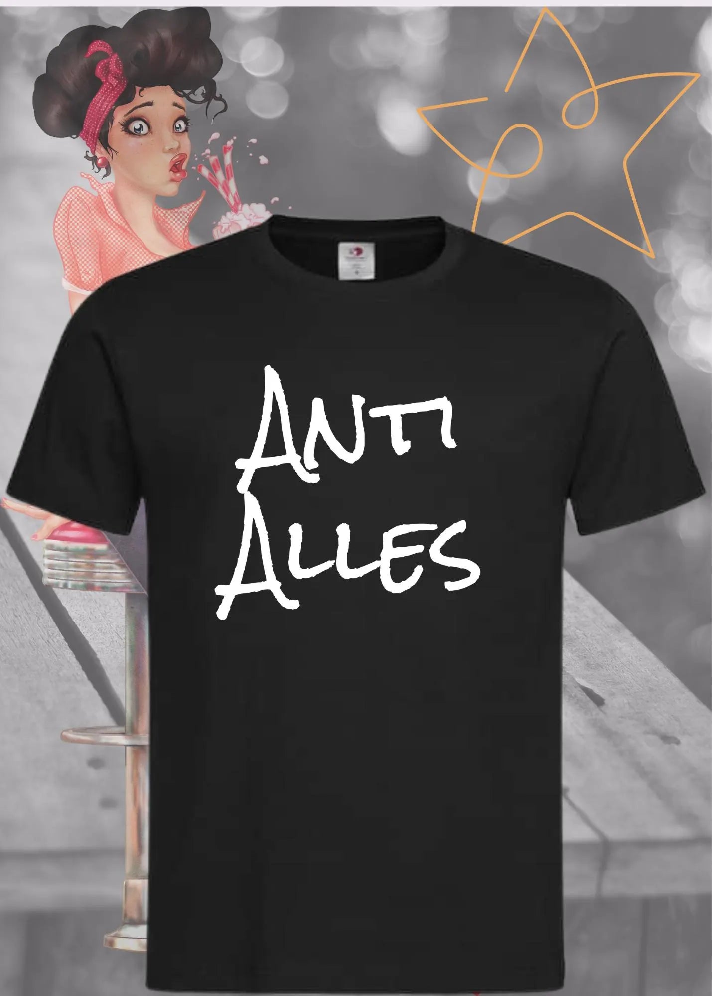🚫 Unisex T-Shirt 'Anti Alles' - Rebellisches Statement für Querdenker 😤