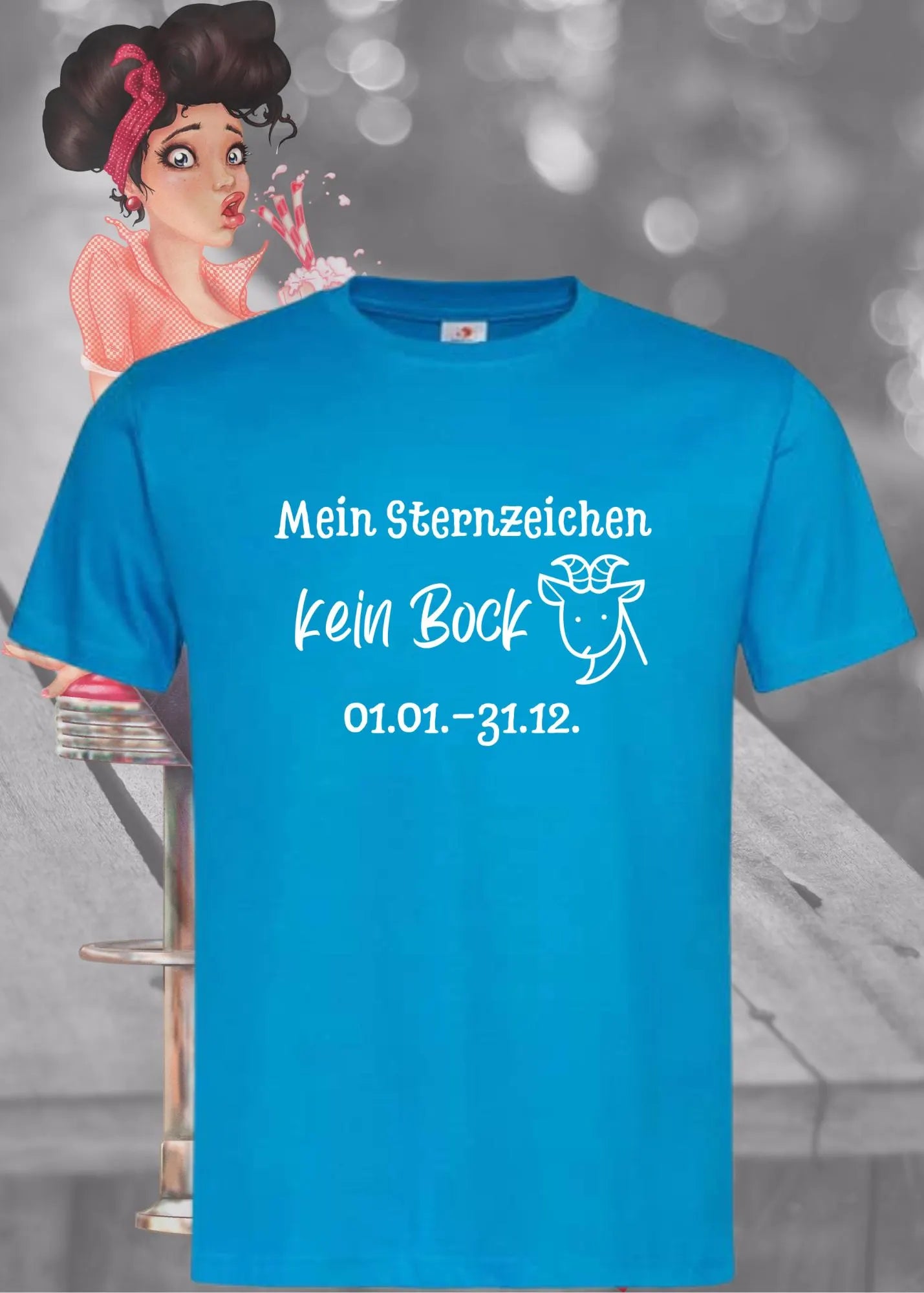 🔮 Mein Sternzeichen: Kein Bock! - Witziges Unisex T-Shirt ✨😂