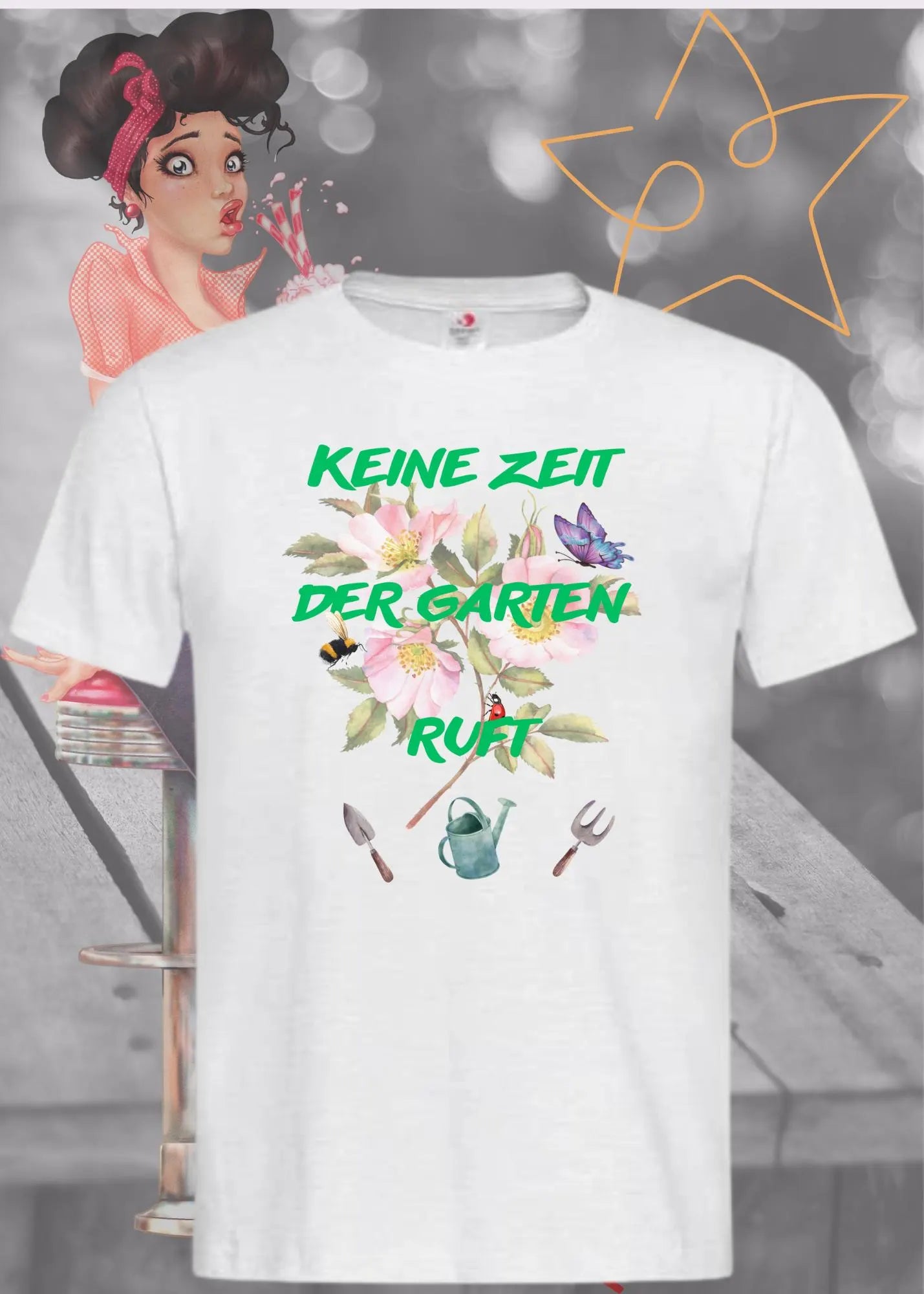 🌱 Unisex T-Shirt 'Keine Zeit - Der Garten Ruft!' 🌿 Gärtner Shirt