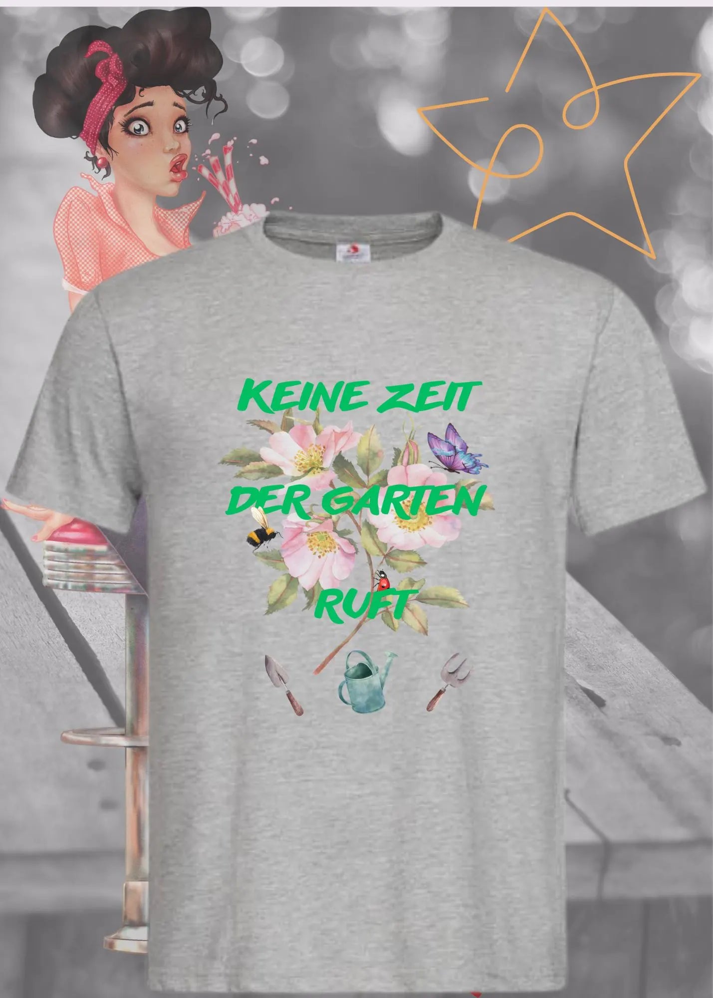 🌱 Unisex T-Shirt 'Keine Zeit - Der Garten Ruft!' 🌿 Gärtner Shirt
