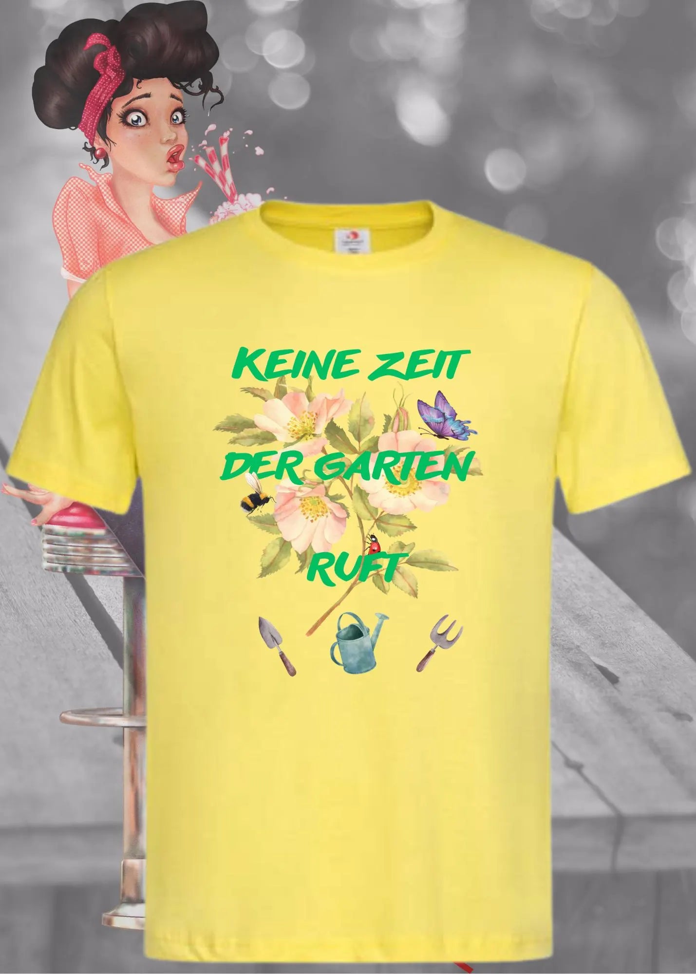🌱 Unisex T-Shirt 'Keine Zeit - Der Garten Ruft!' 🌿 Gärtner Shirt