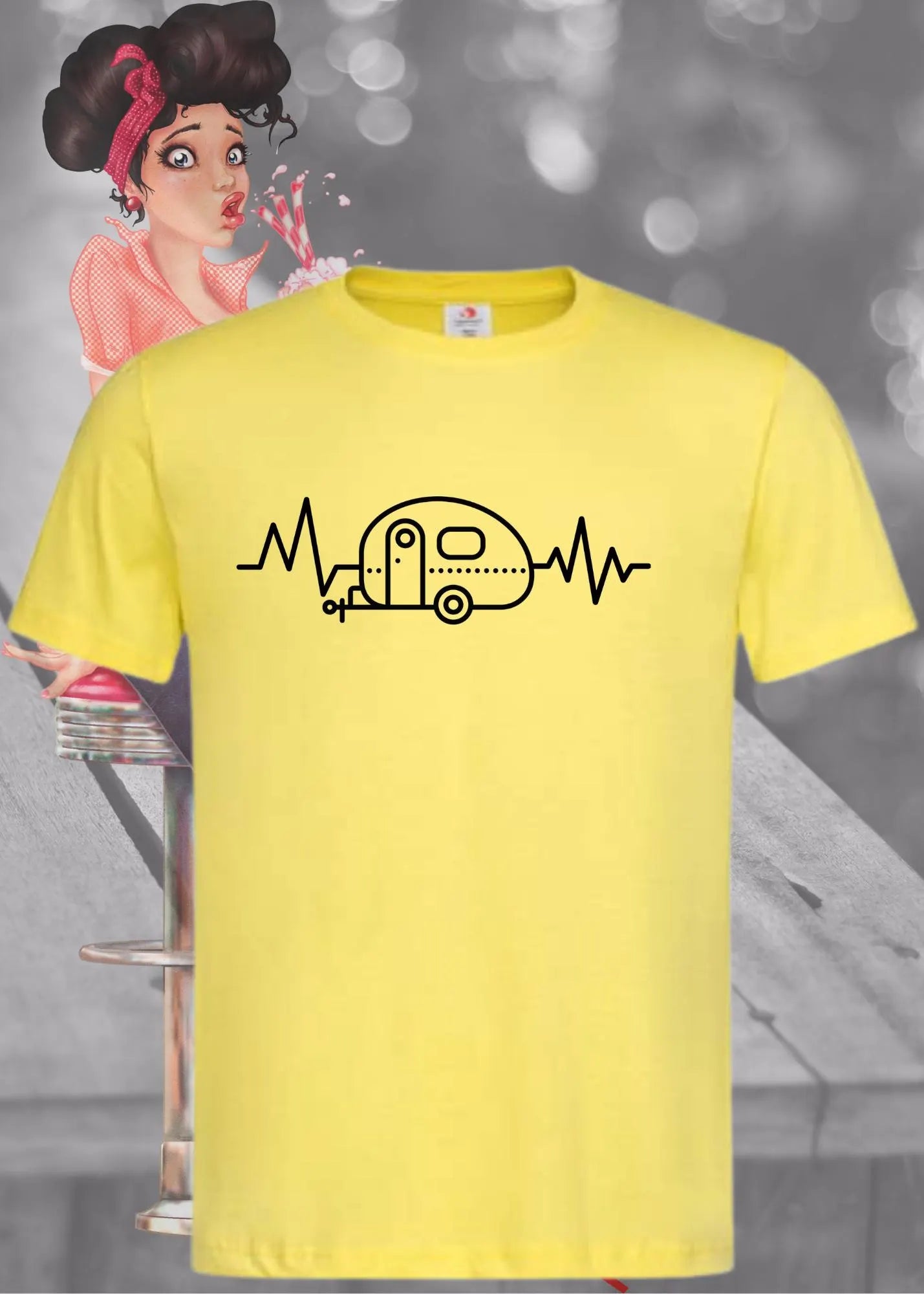 🚐 Unisex T-Shirt 'Wohnwagenlove' - Camping Liebhaber Shirt ❤️