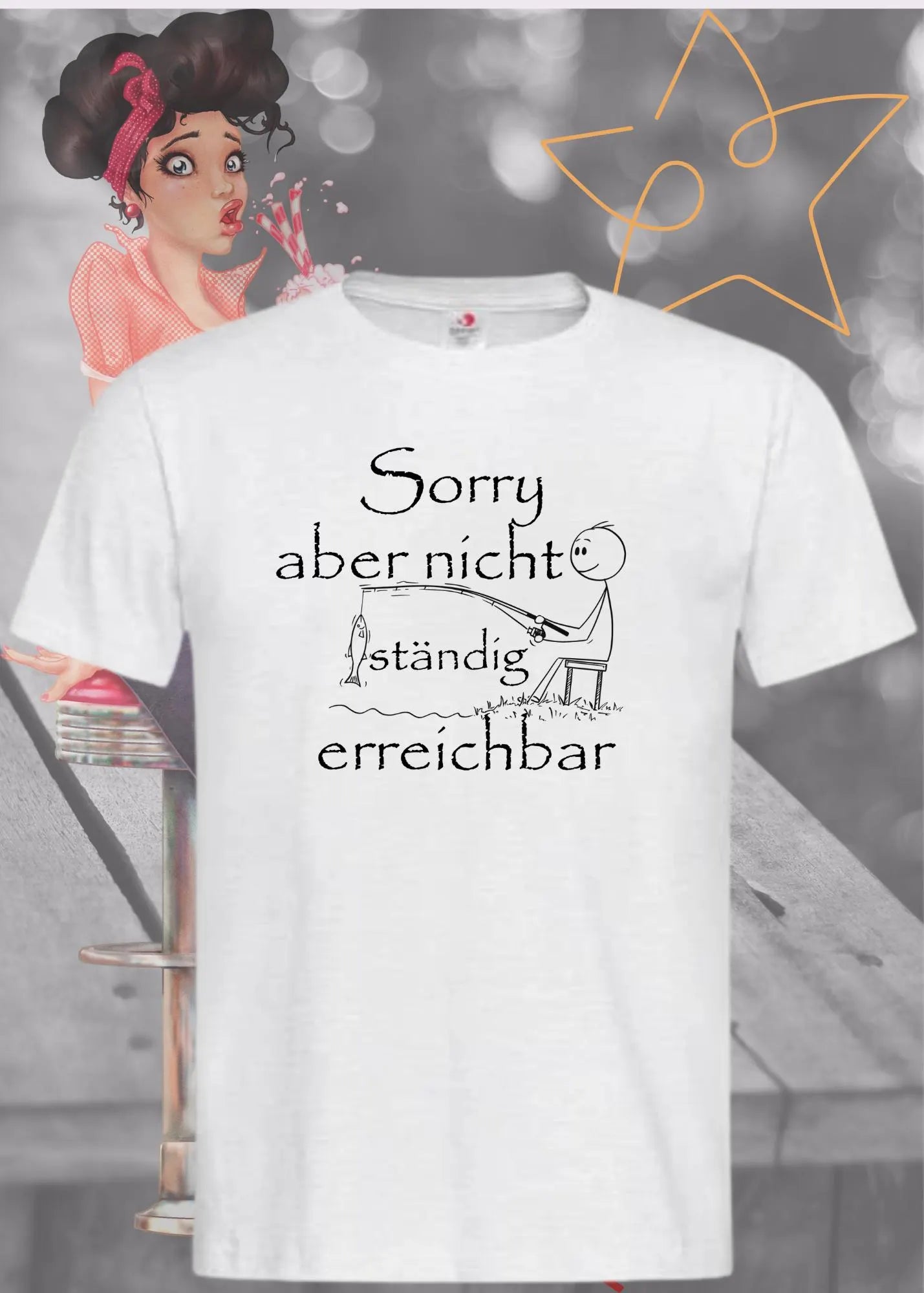 📵 T-Shirt 'Sorry aber nicht ständig erreichbar' 🤷♂️ - Witziges Spruch-Shirt für Grenzensetzer 😂