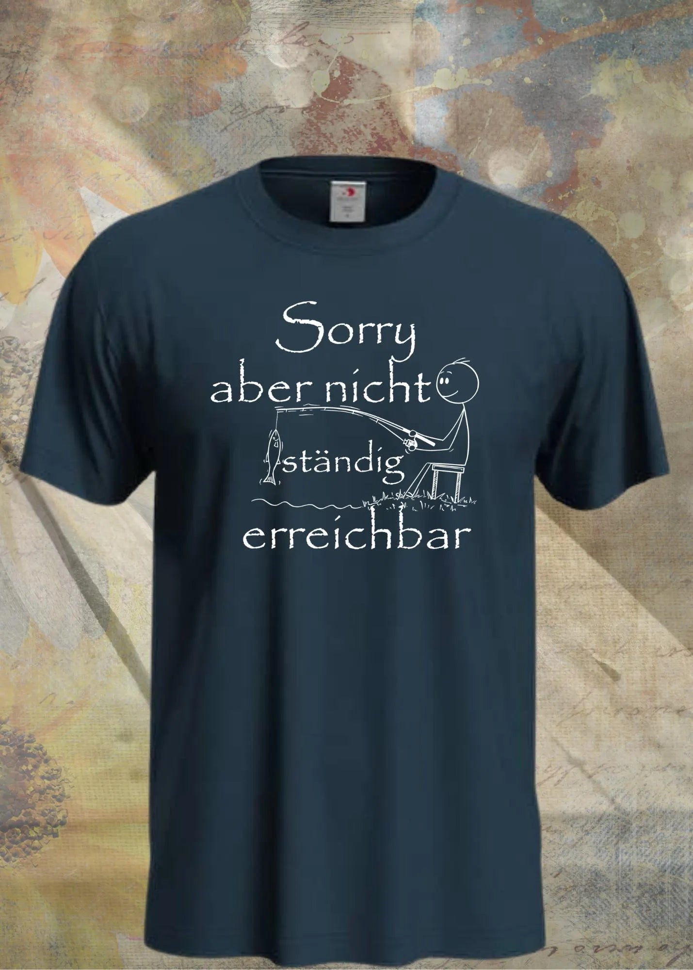 📵 T-Shirt 'Sorry aber nicht ständig erreichbar' 🤷♂️ - Witziges Spruch-Shirt für Grenzensetzer 😂