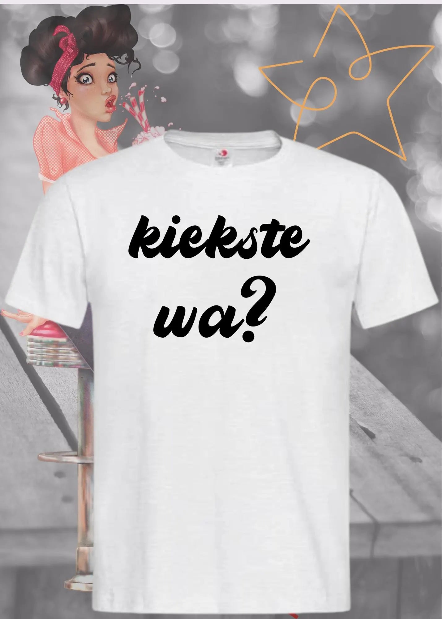 π Unisex T-Shirt 'Kiekste Wa?' - Norddeutscher Humor Shirt π