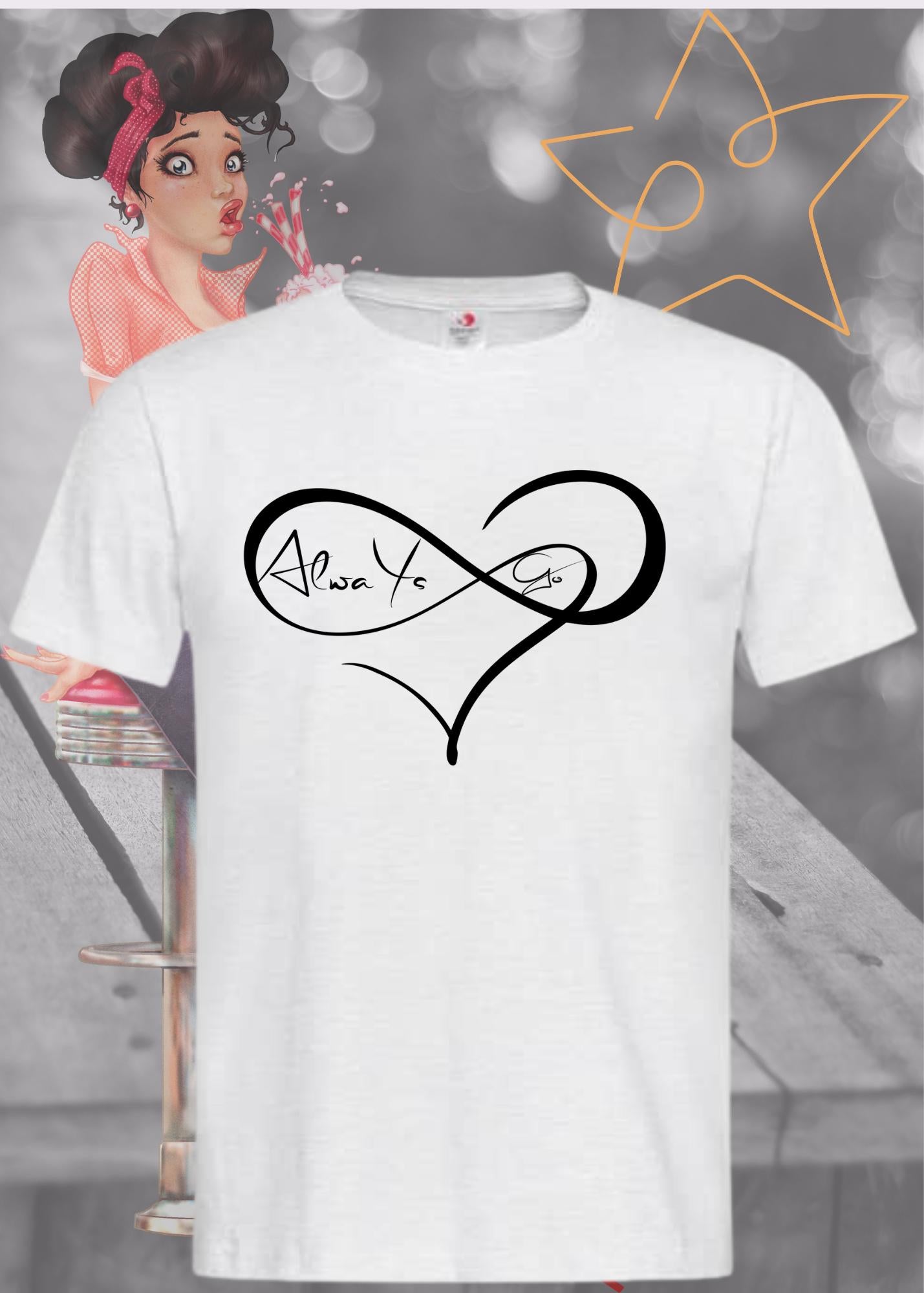 🚀 Always Go Unisex T-Shirt - Motivation & Durchhaltevermögen 💪