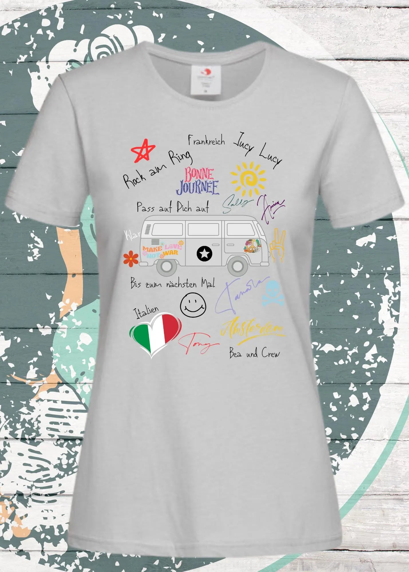 πͺπ΅ Damen T-Shirt Festival Shirt - Ready to Rock! π