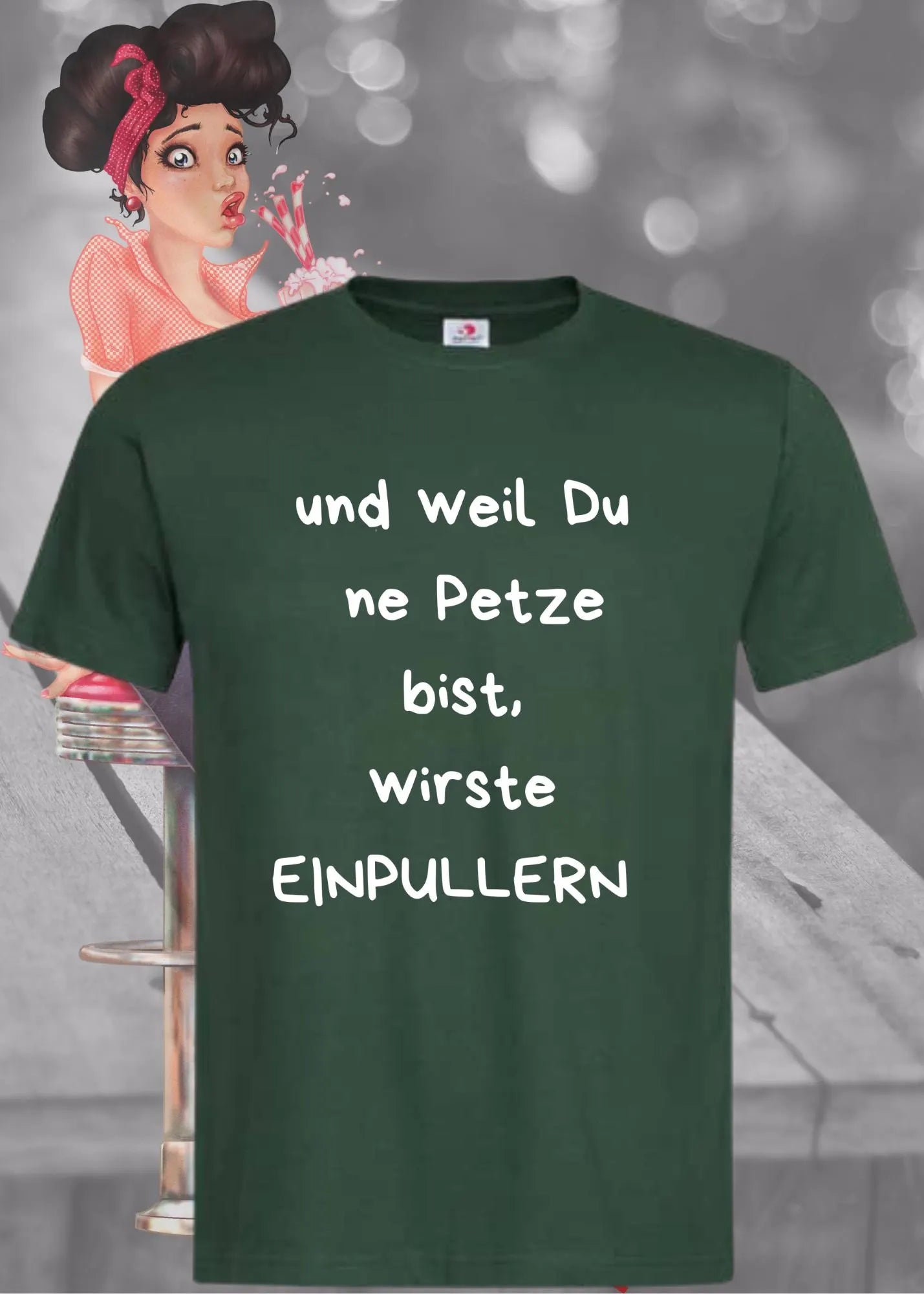 😠 Unisex T-Shirt 'Und Weil Du Ne Petze Bist Wirste Einpullern' - Direktes Statement 💢