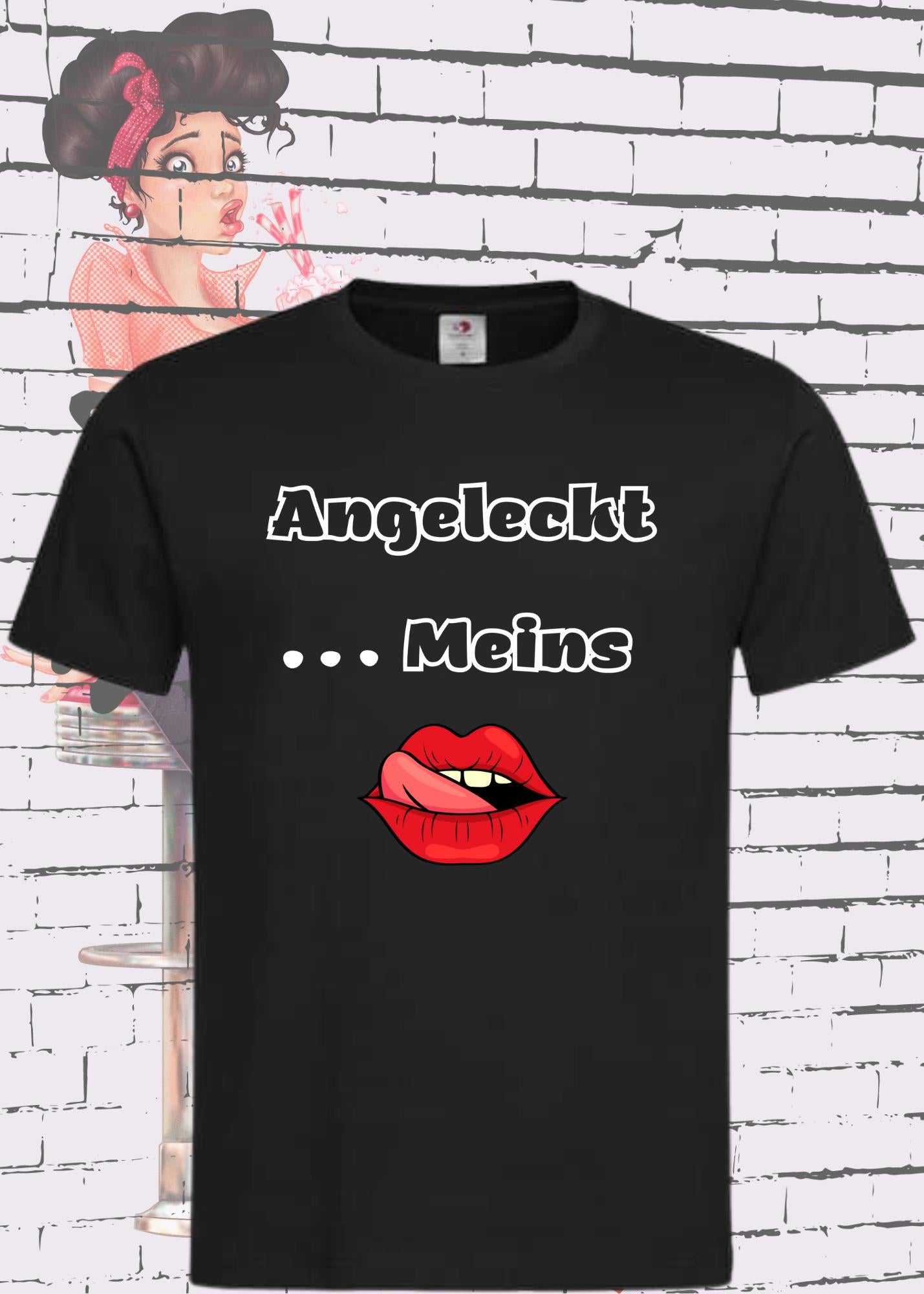 ๐
T-Shirt Angeleckt Meins ๐ Lustige Sprรผche Geschenkidee ๐ Geburtstag Freizeit Unisex viele Farben ๐