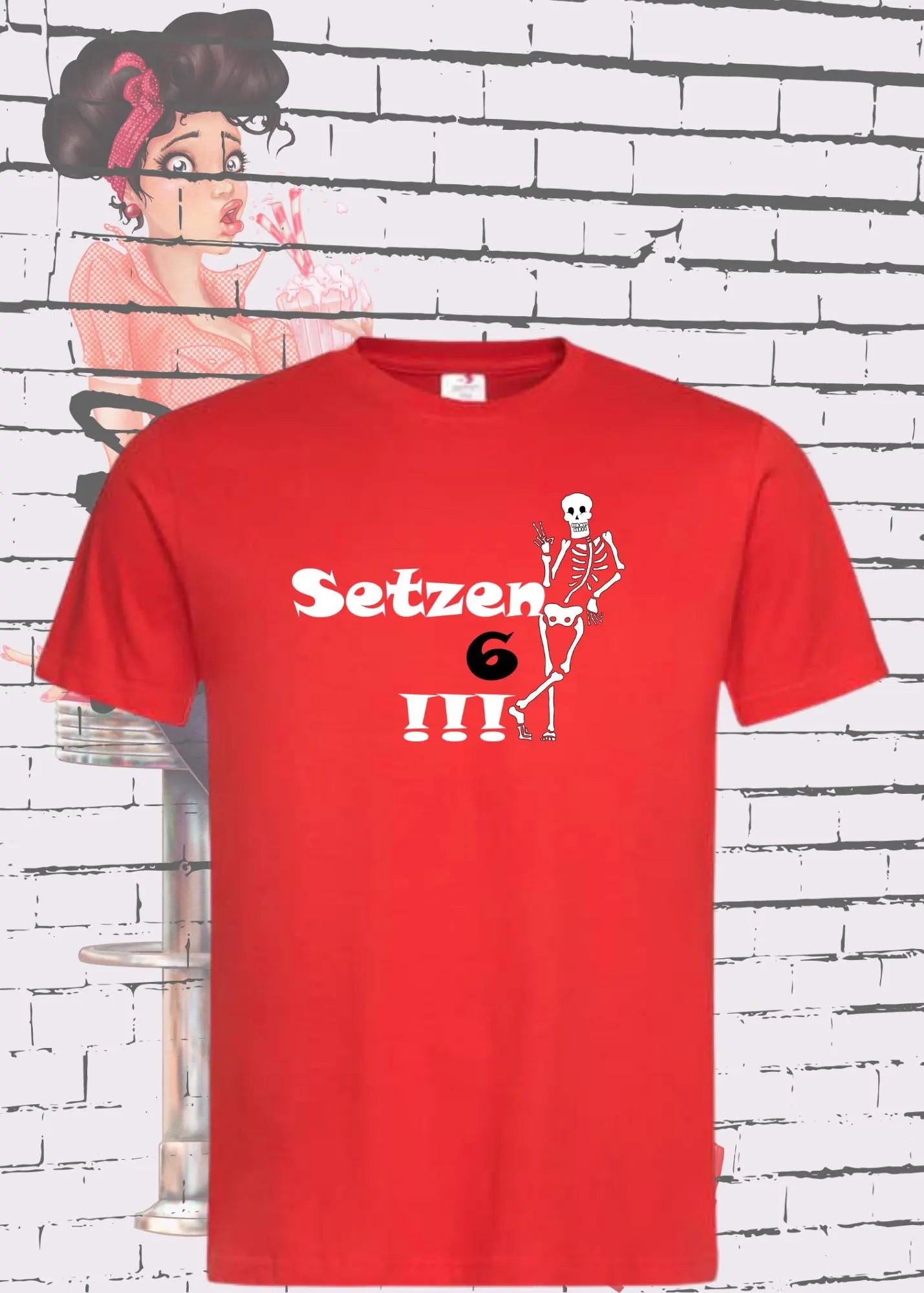 π6οΈβ£ T-Shirt 'Setzen Sechs 6...' ππ Lustige Geschenkidee Freizeit Unisex