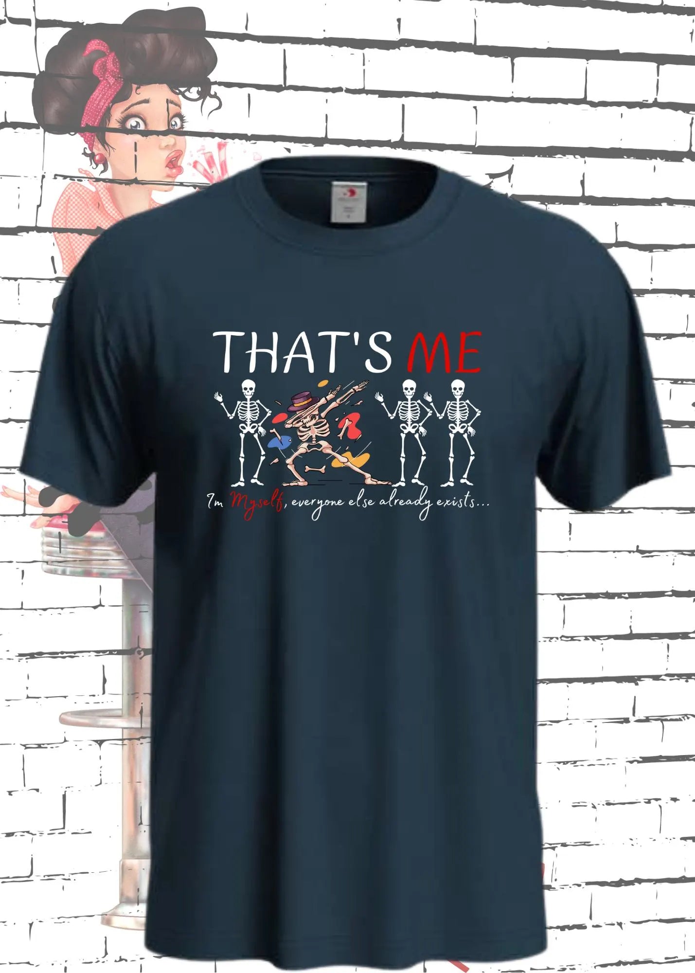 ✨ Unisex T-Shirt 'That's Me - I'm Myself, Everyone Else Already Exists' - Individualität Shirt 🌟