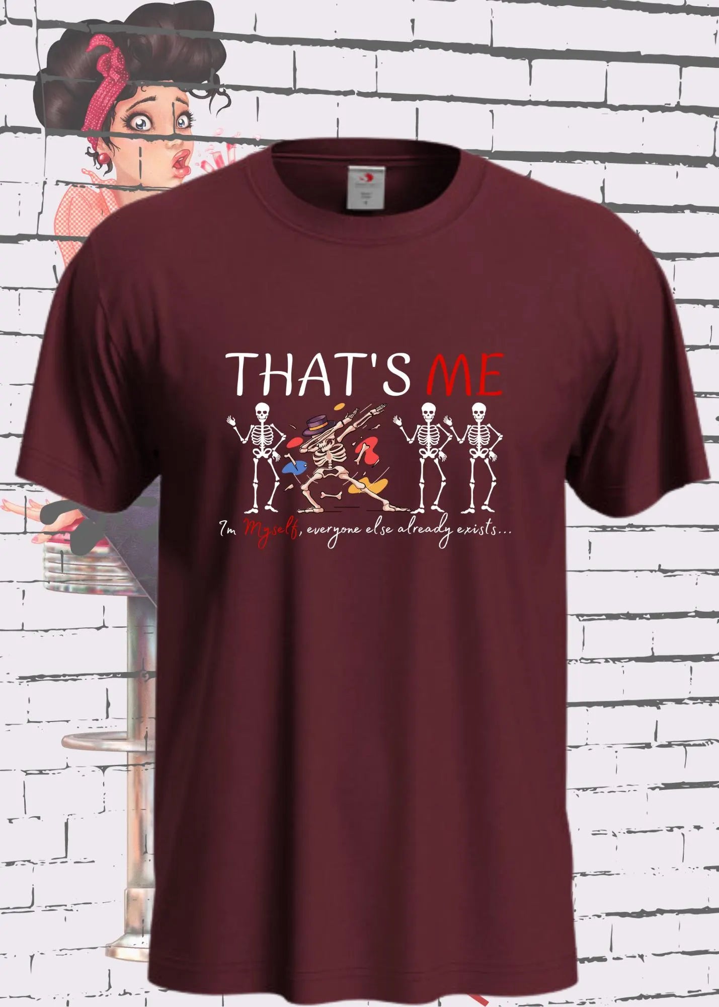 ✨ Unisex T-Shirt 'That's Me - I'm Myself, Everyone Else Already Exists' - Individualität Shirt 🌟